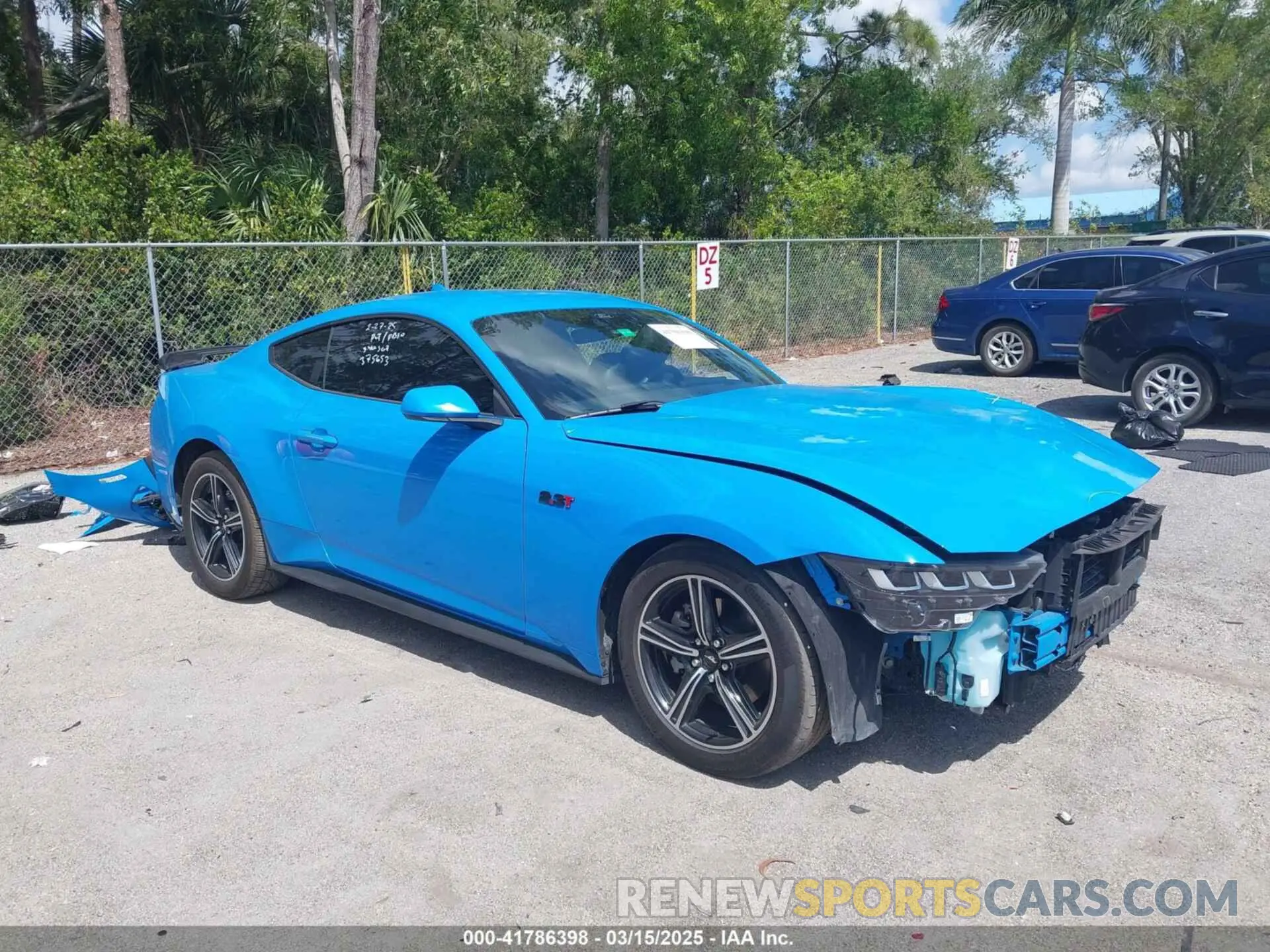 1 Photograph of a damaged car 1FA6P8TH6R5118078 FORD MUSTANG 2024