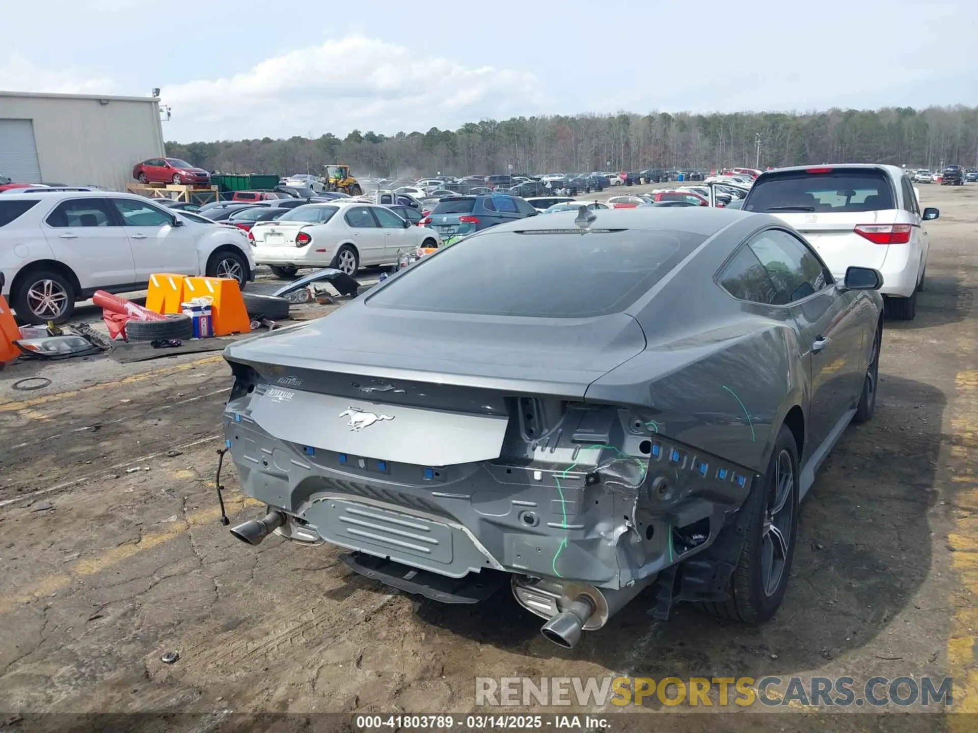 4 Photograph of a damaged car 1FA6P8TH6R5133406 FORD MUSTANG 2024
