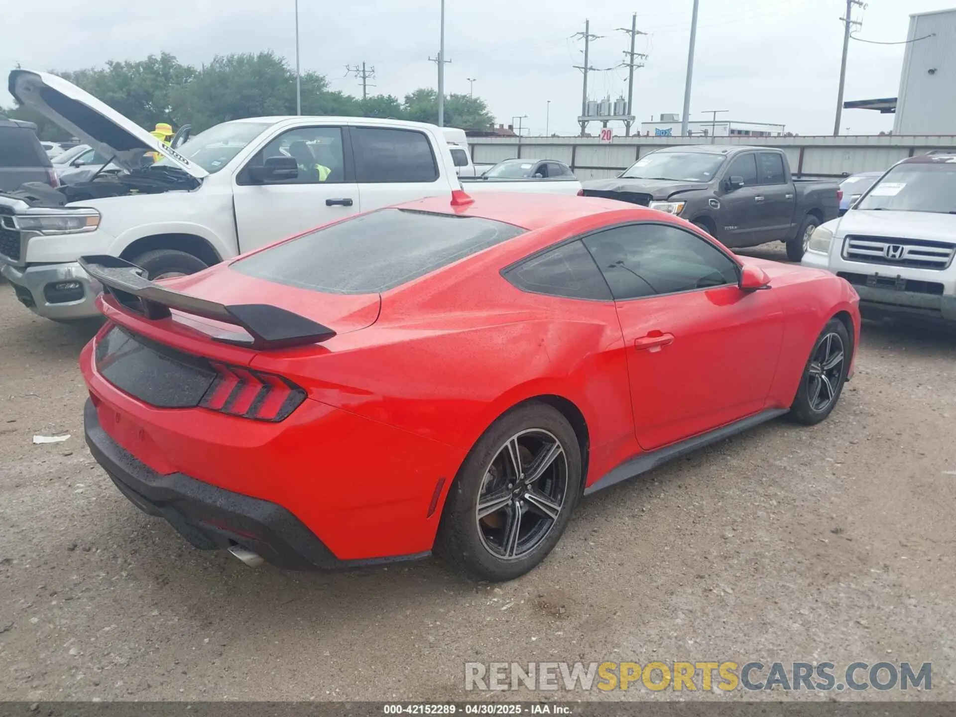 4 Photograph of a damaged car 1FA6P8TH7R5106652 FORD MUSTANG 2024