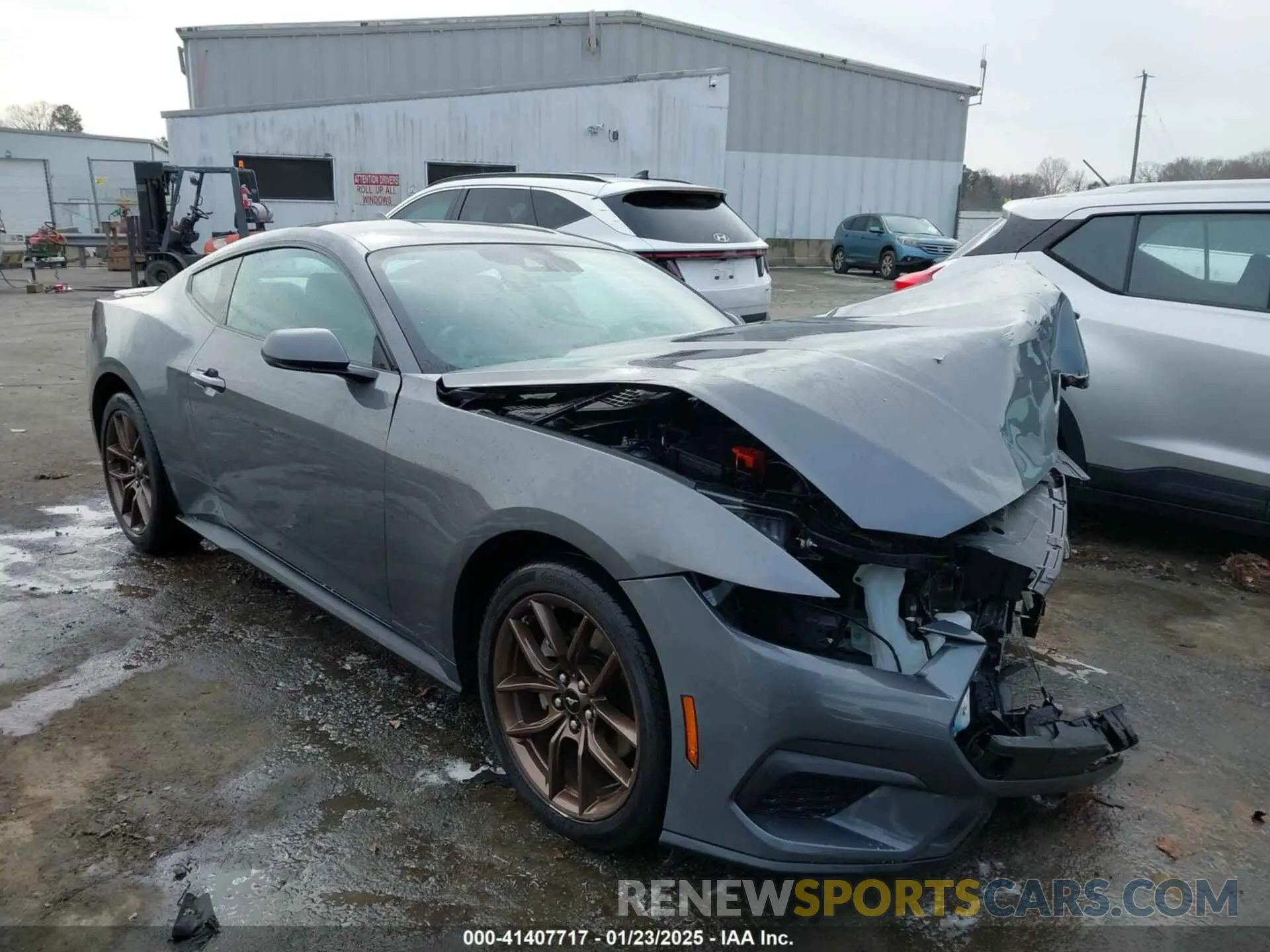 1 Photograph of a damaged car 1FA6P8TH8R5109611 FORD MUSTANG 2024