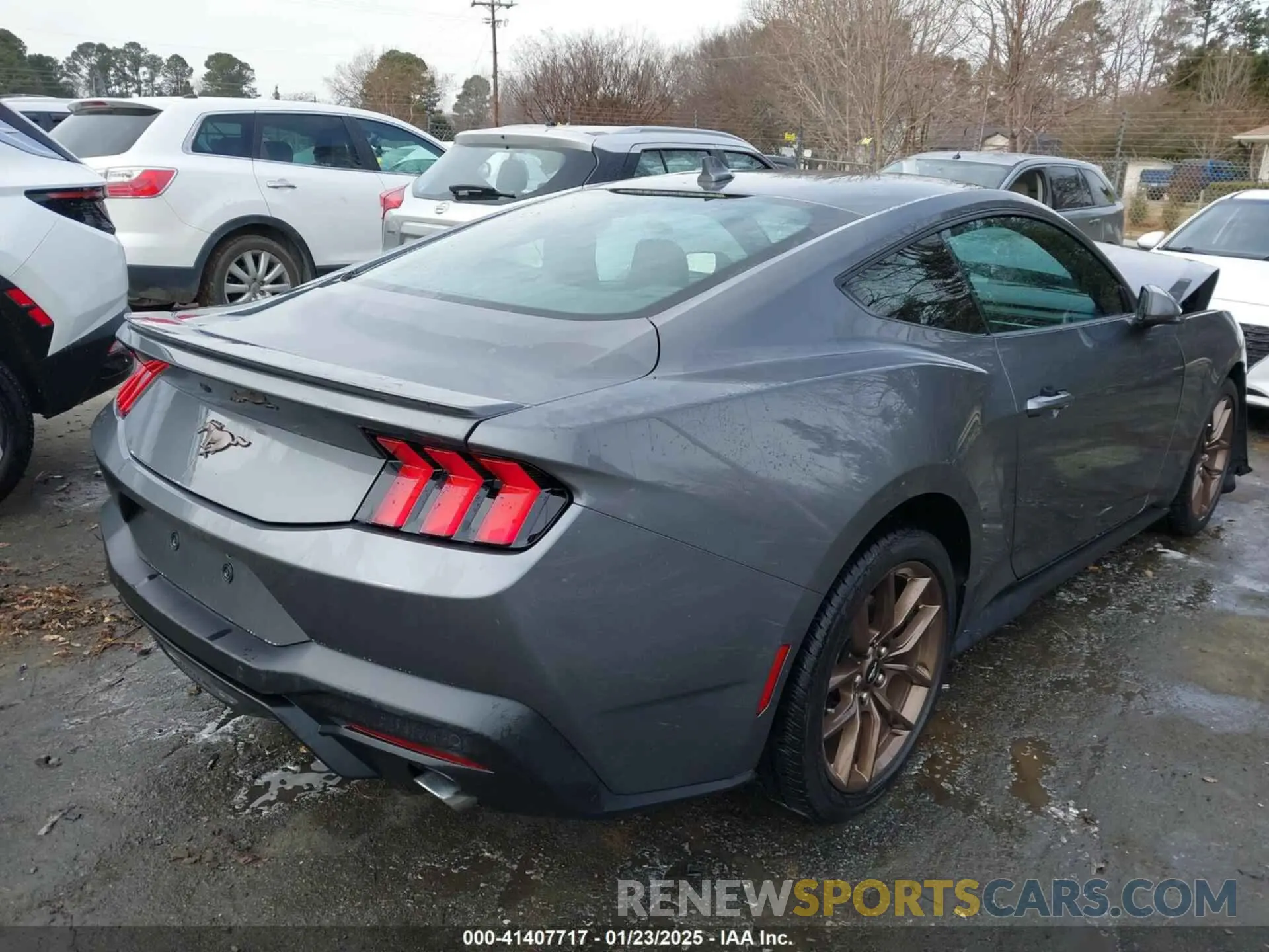 4 Photograph of a damaged car 1FA6P8TH8R5109611 FORD MUSTANG 2024