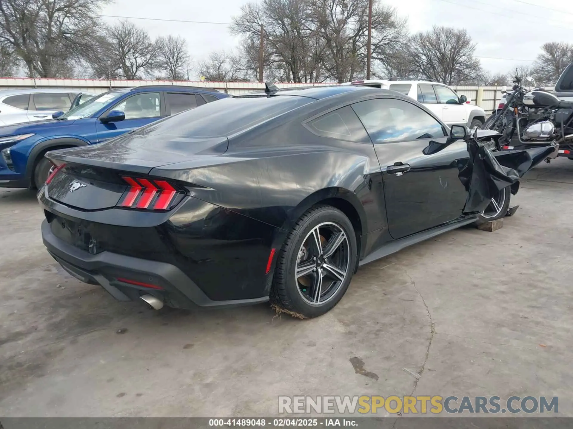 4 Photograph of a damaged car 1FA6P8TH8R5118535 FORD MUSTANG 2024