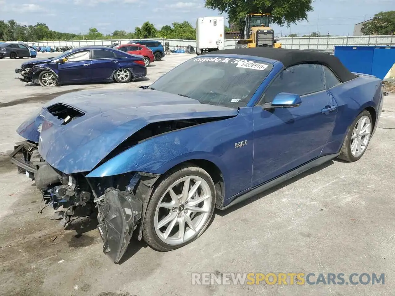 1 Photograph of a damaged car 1FAGP8FF3R5112608 FORD MUSTANG 2024