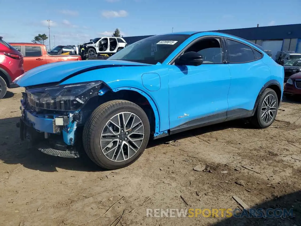 1 Photograph of a damaged car 3FMTK3R43RMA49813 FORD MUSTANG 2024
