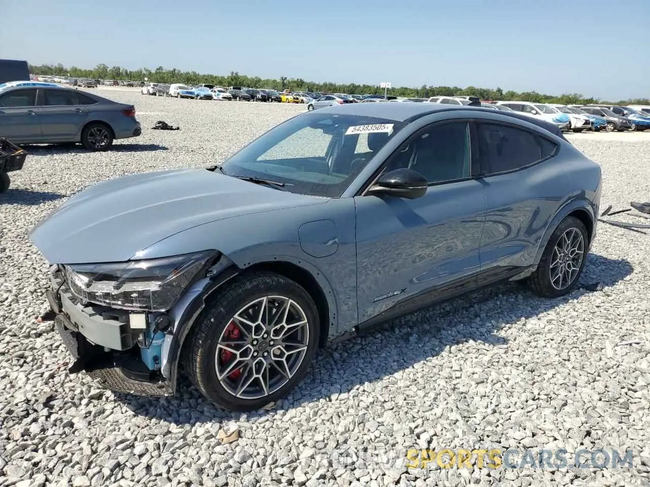 1 Photograph of a damaged car 3FMTK4SX2RMA46928 FORD MUSTANG 2024