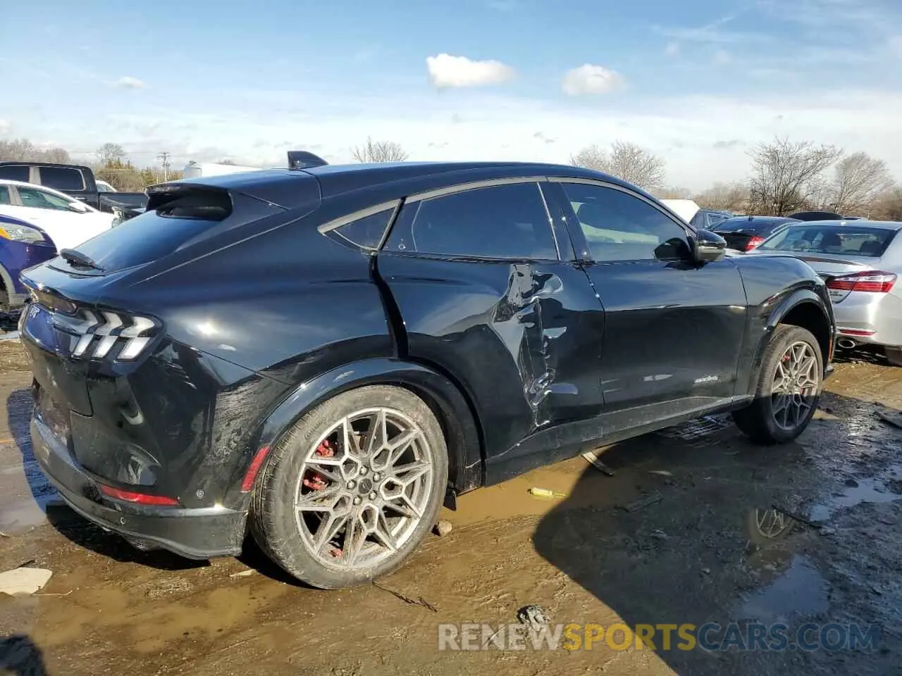 3 Photograph of a damaged car 3FMTK4SX8RMA27672 FORD MUSTANG 2024