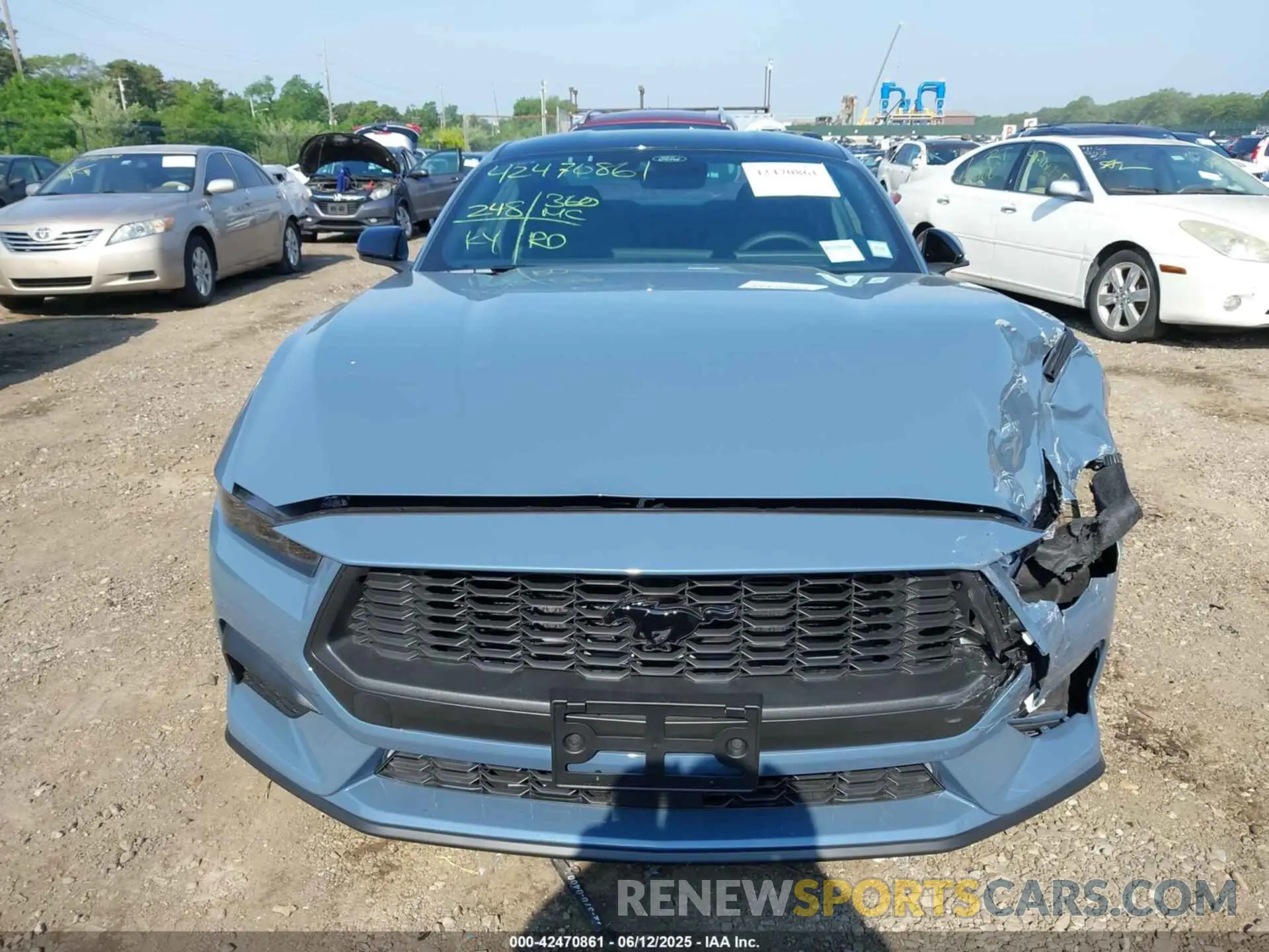 12 Photograph of a damaged car 1FA6P8TH7S5112957 FORD MUSTANG 2025