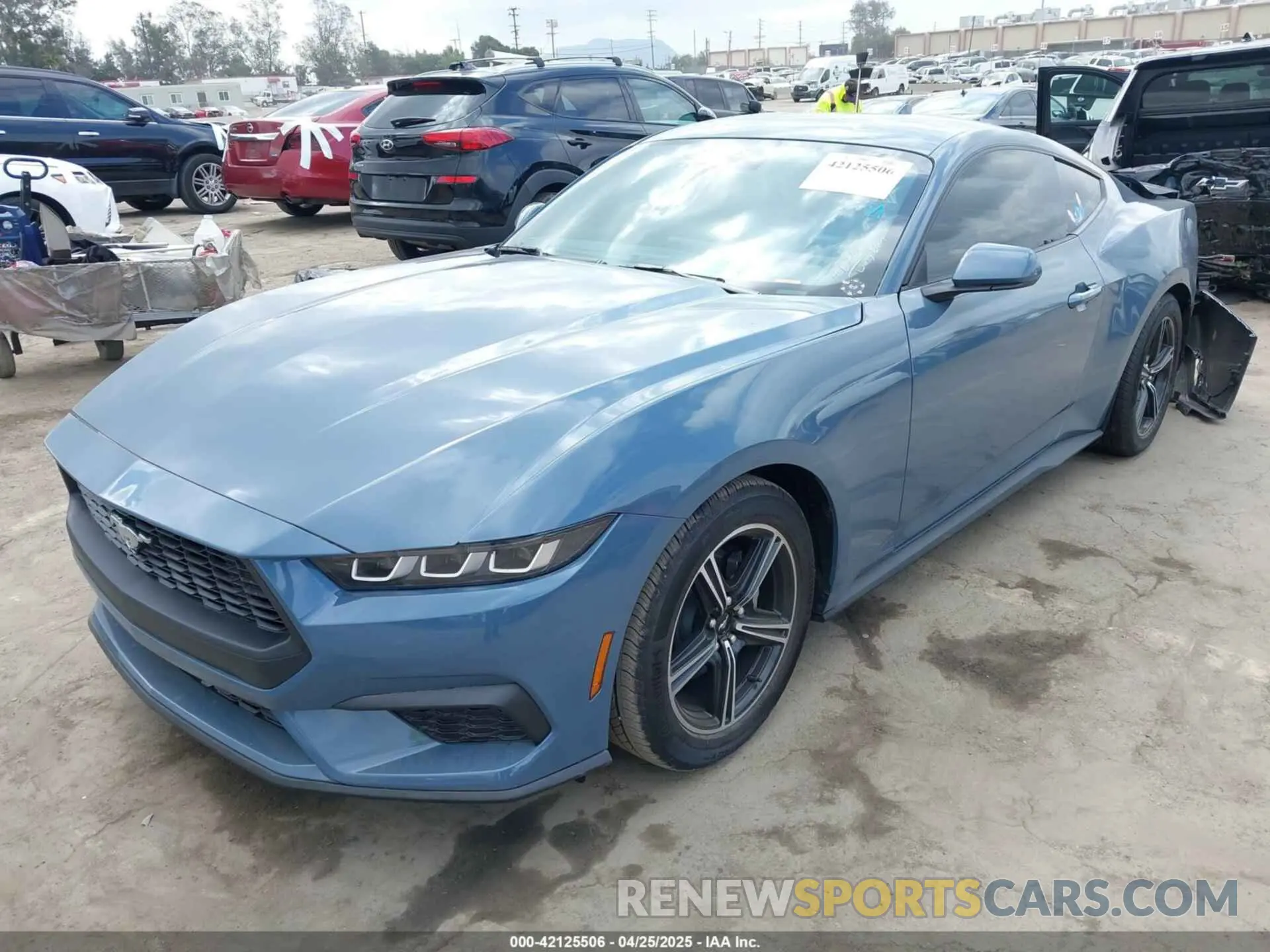 2 Photograph of a damaged car 1FA6P8TH8S5101594 FORD MUSTANG 2025