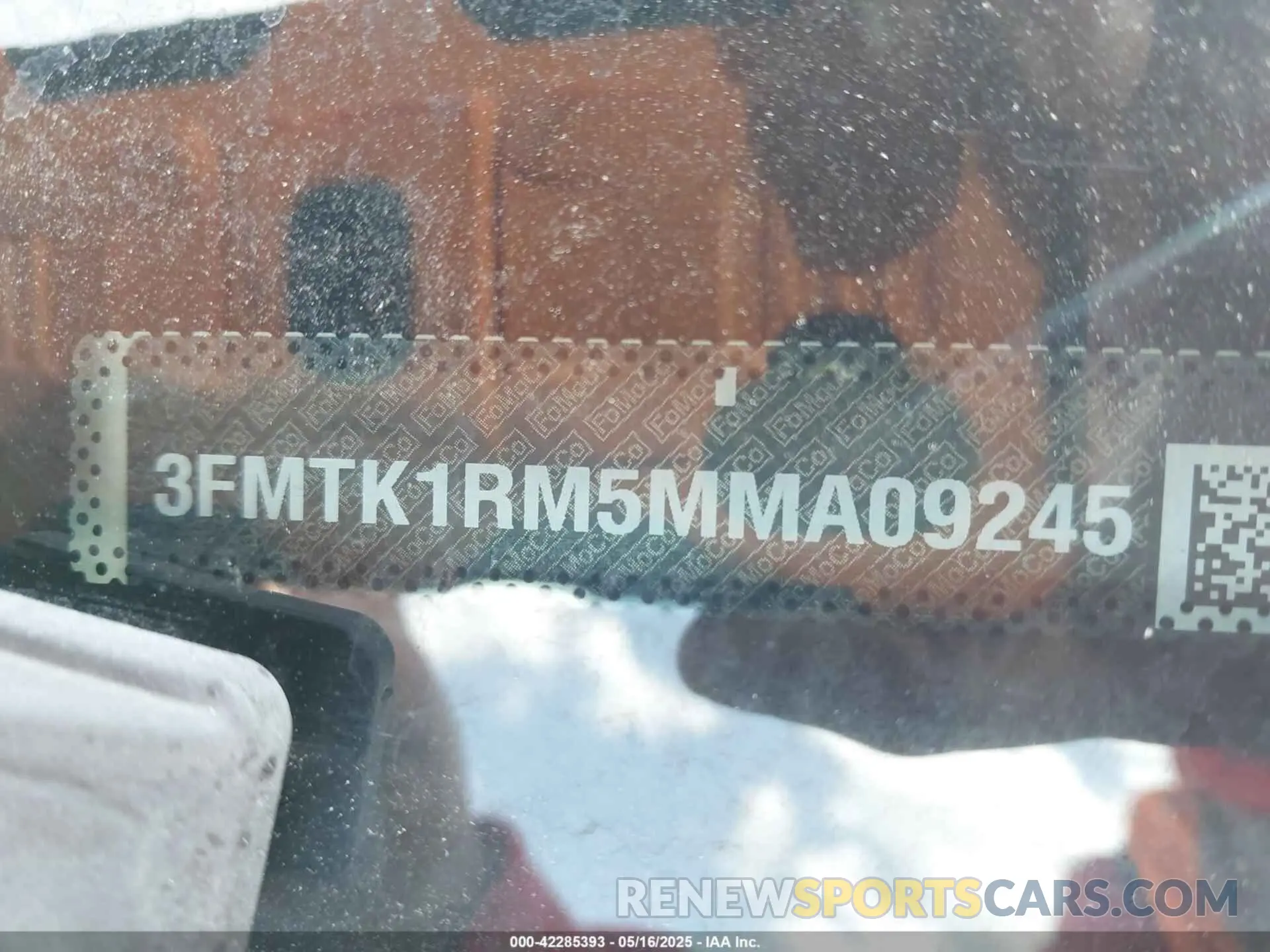 9 Photograph of a damaged car 3FMTK1RM5MMA09245 FORD MUSTANG MACH-E 2021