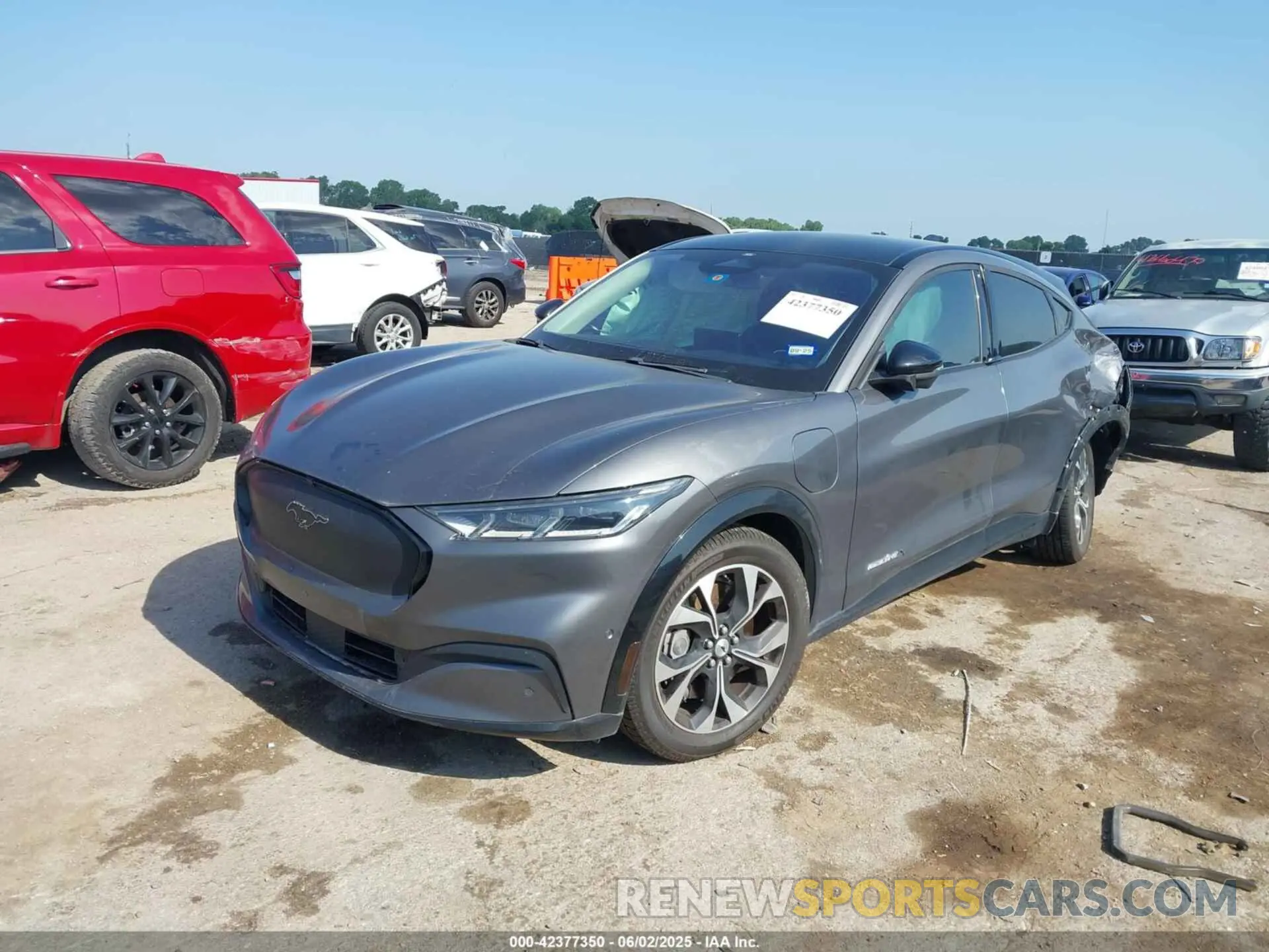 2 Photograph of a damaged car 3FMTK3R79MMA23753 FORD MUSTANG MACH-E 2021