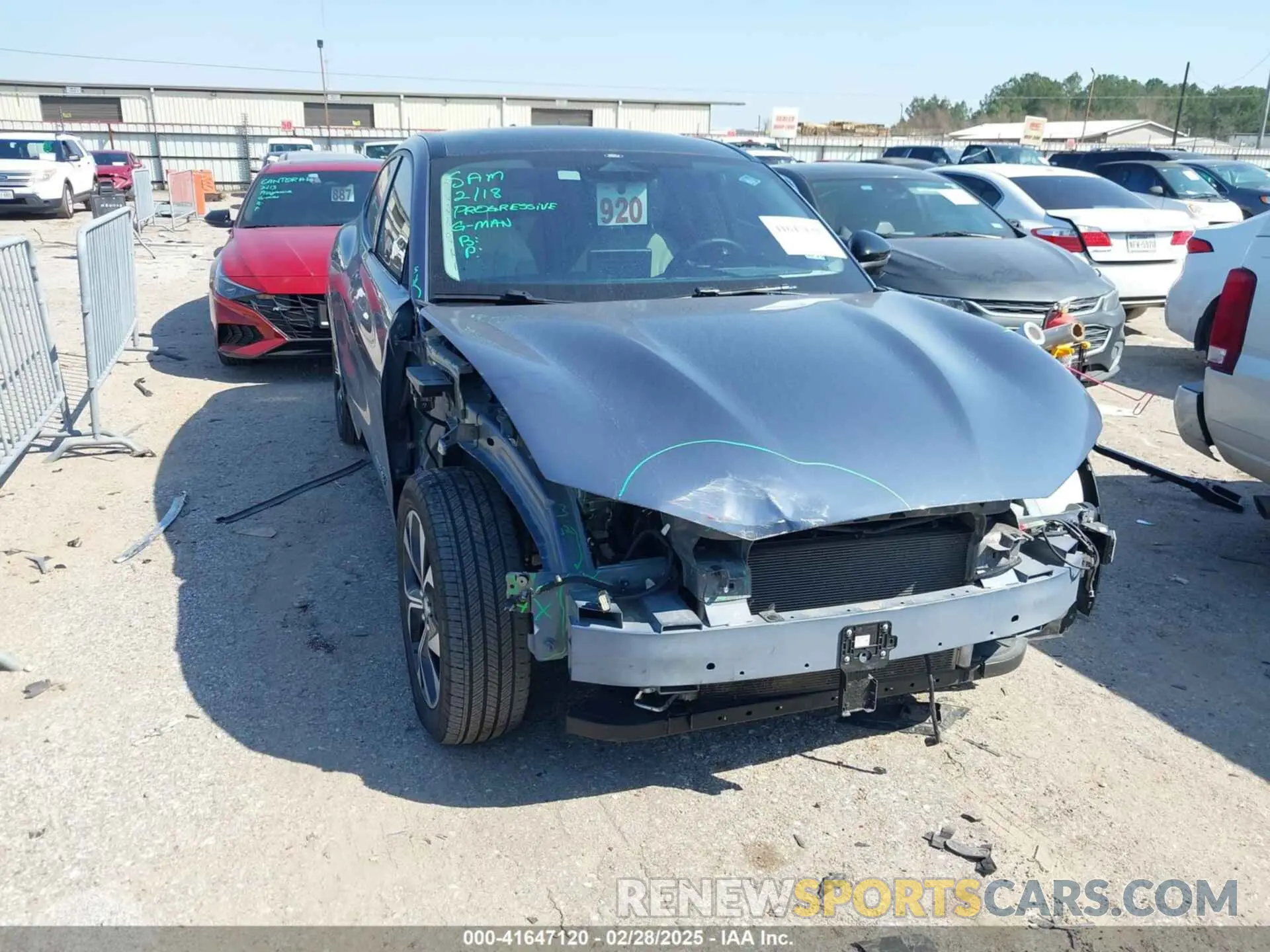 1 Photograph of a damaged car 3FMTK3SU3MMA27877 FORD MUSTANG MACH-E 2021