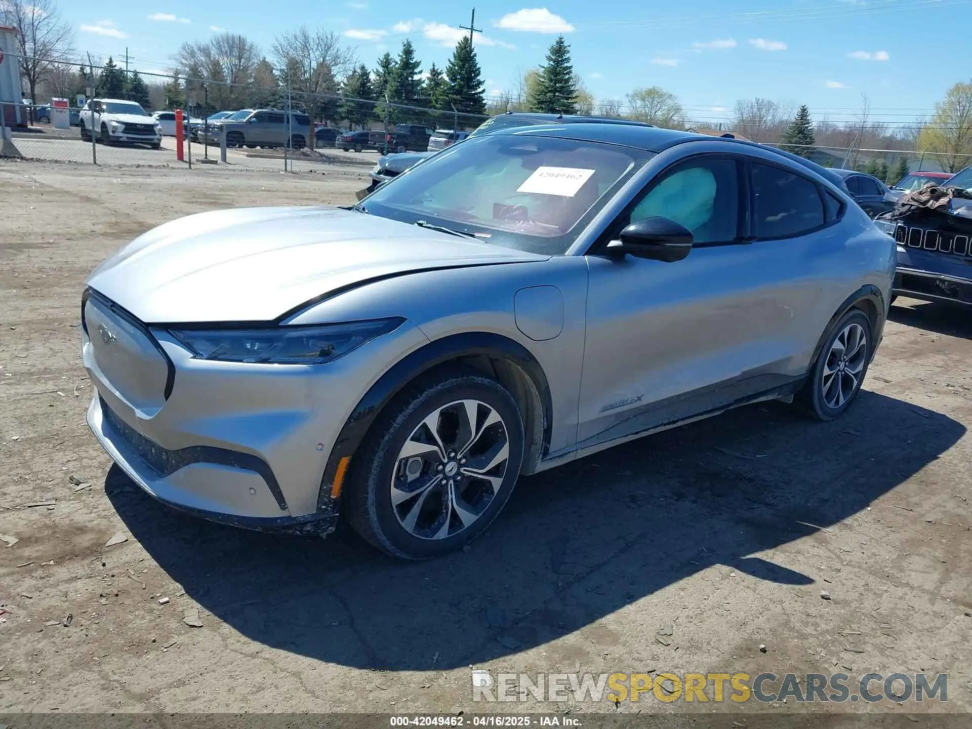 2 Photograph of a damaged car 3FMTK3SUXMMA43168 FORD MUSTANG MACH-E 2021
