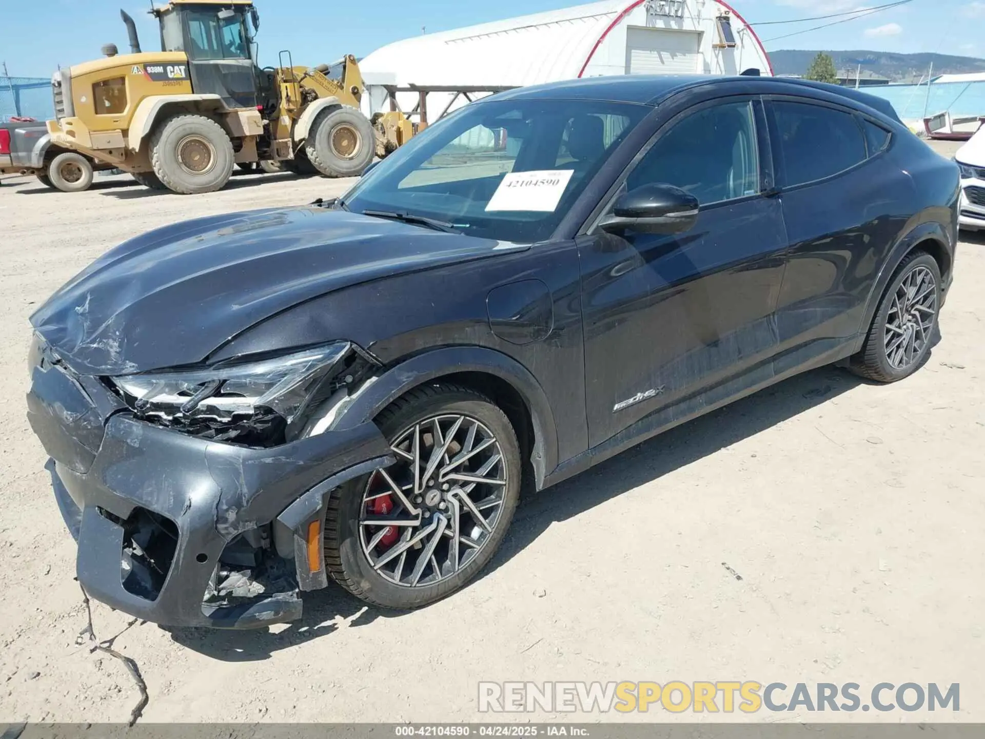 2 Photograph of a damaged car 3FMTK4SX4MME03485 FORD MUSTANG MACH-E 2021
