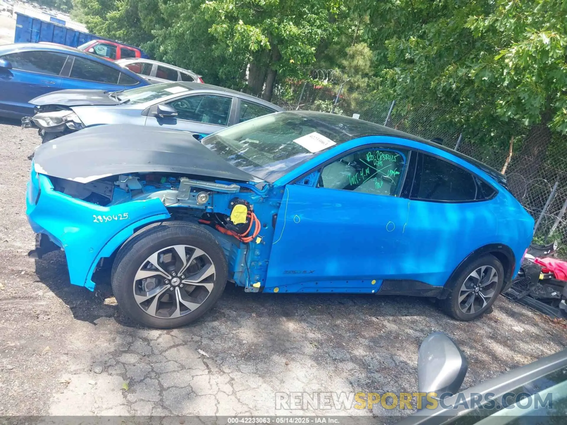 15 Photograph of a damaged car 3FMTK3R77NMA28340 FORD MUSTANG MACH-E 2022