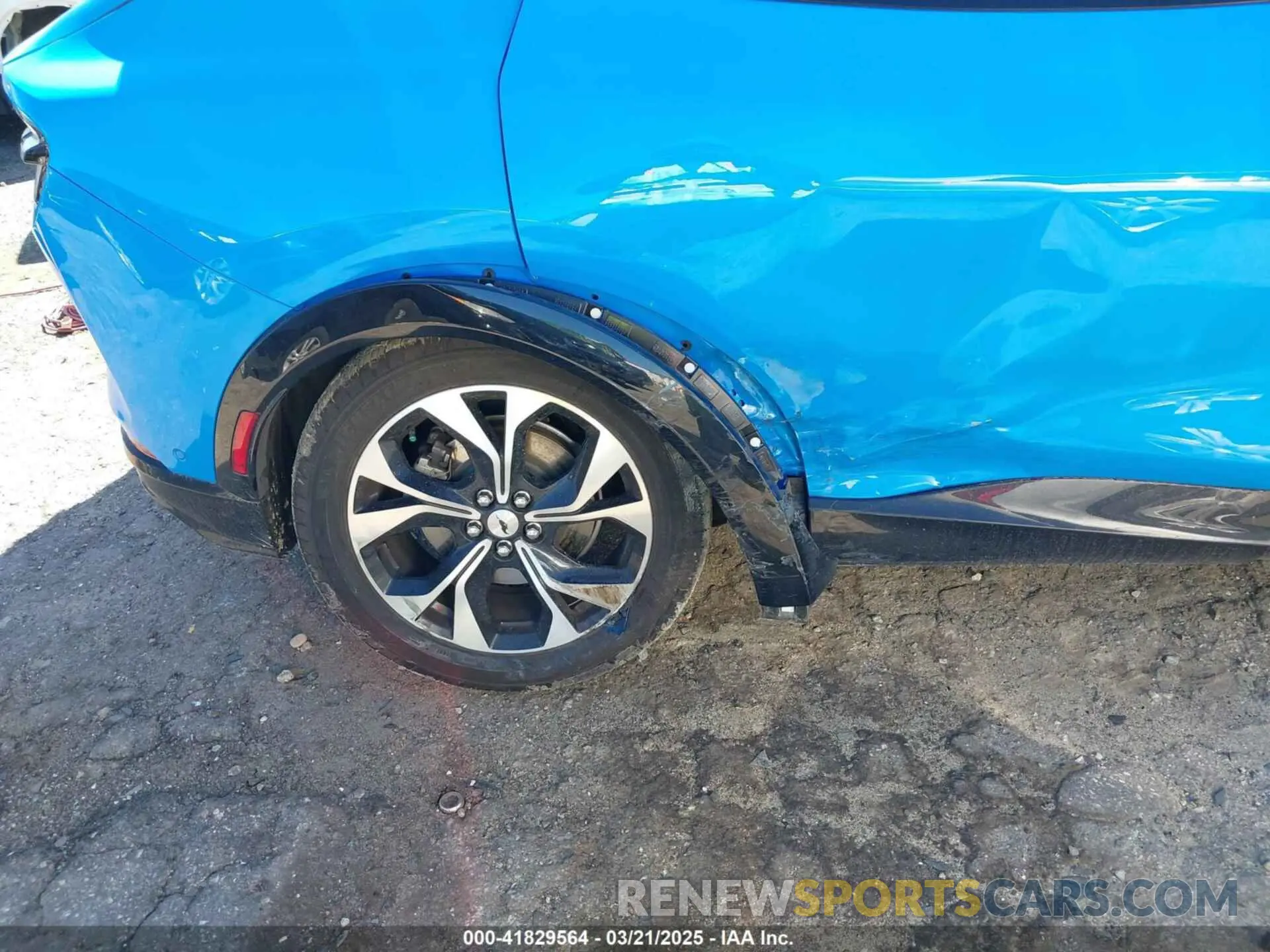 6 Photograph of a damaged car 3FMTK3SUXNMA55998 FORD MUSTANG MACH-E 2022