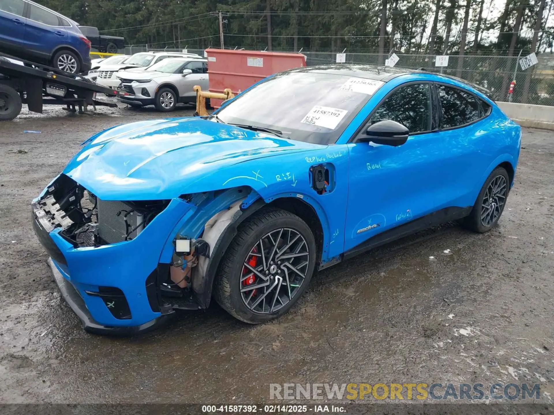 2 Photograph of a damaged car 3FMTK4SX2NMA46499 FORD MUSTANG MACH-E 2022