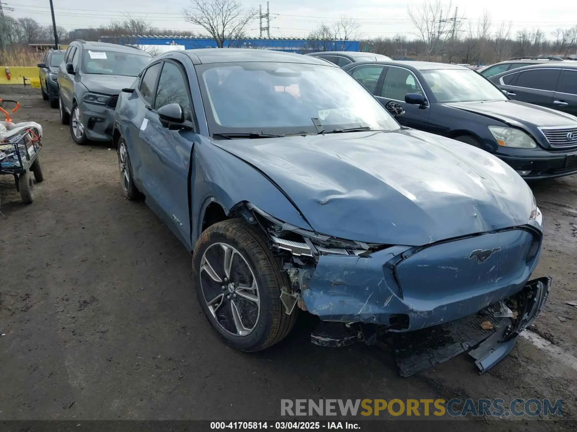 1 Photograph of a damaged car 3FMTK3R49PMB02544 FORD MUSTANG MACH-E 2023