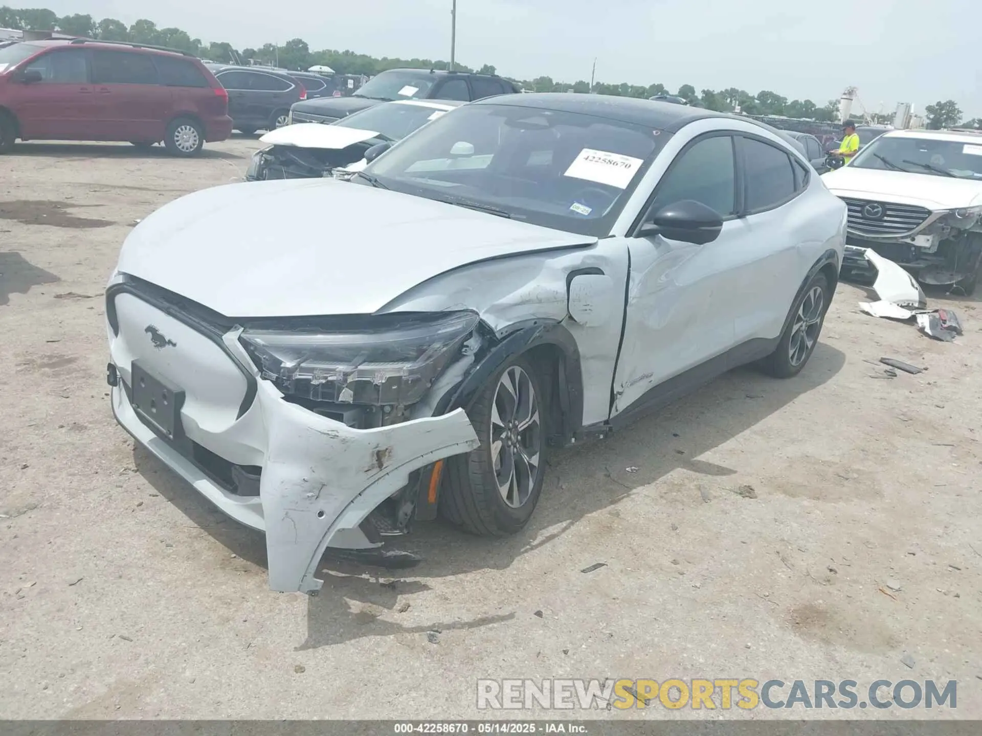 2 Photograph of a damaged car 3FMTK3RM2PMA32921 FORD MUSTANG MACH-E 2023