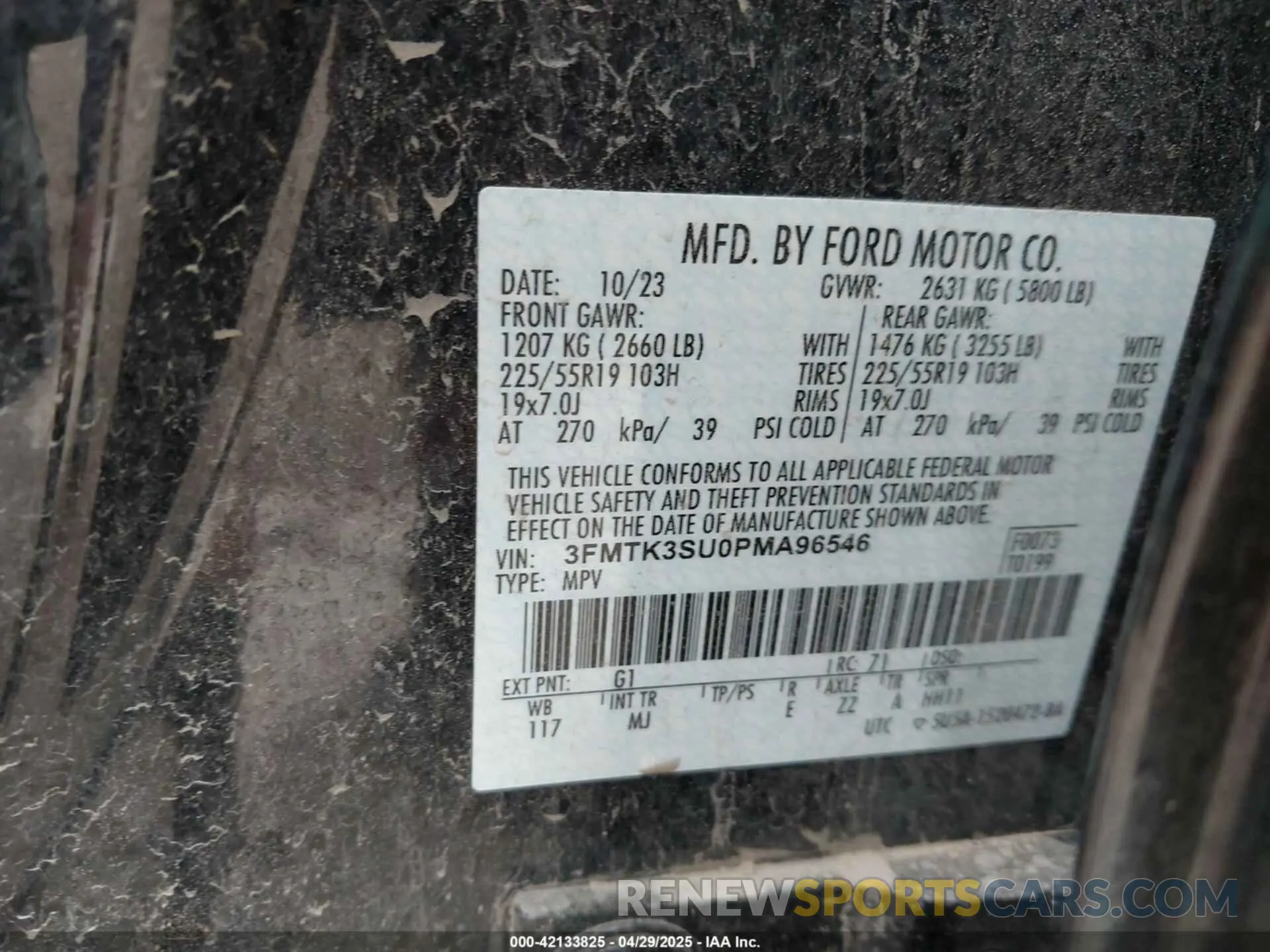 9 Photograph of a damaged car 3FMTK3SU0PMA96546 FORD MUSTANG MACH-E 2023