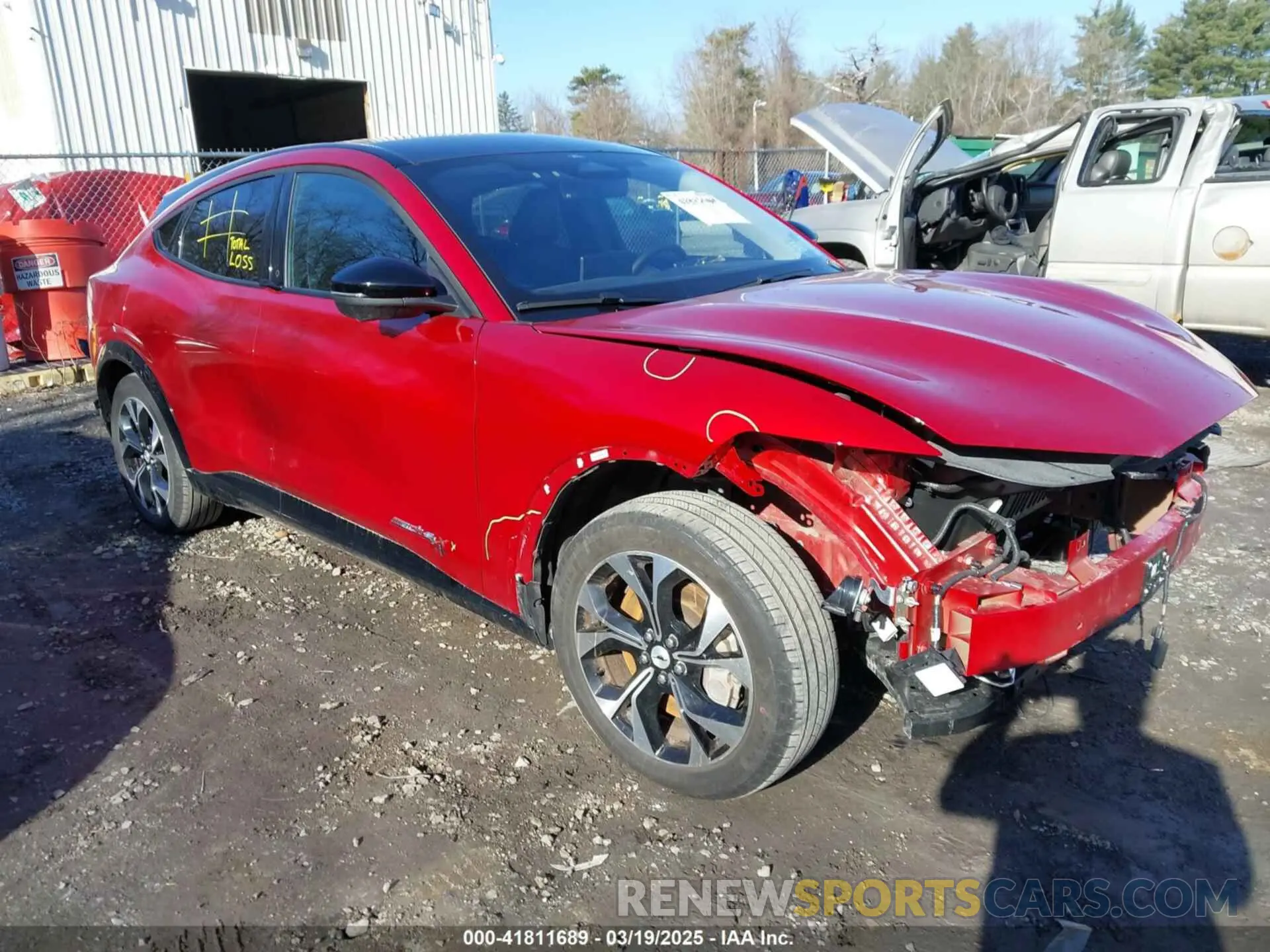 1 Photograph of a damaged car 3FMTK3SU9PMA63464 FORD MUSTANG MACH-E 2023