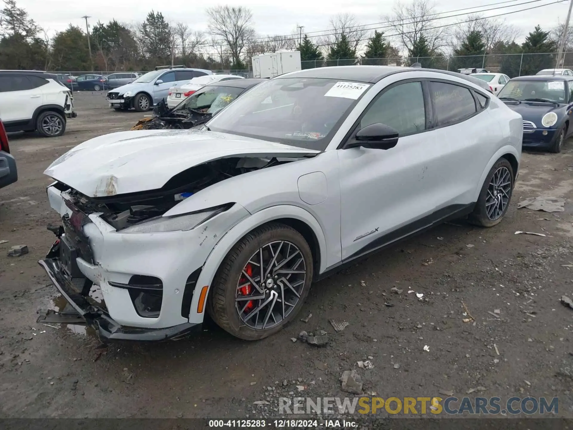 2 Photograph of a damaged car 3FMTK4SX2PMA23694 FORD MUSTANG MACH-E 2023