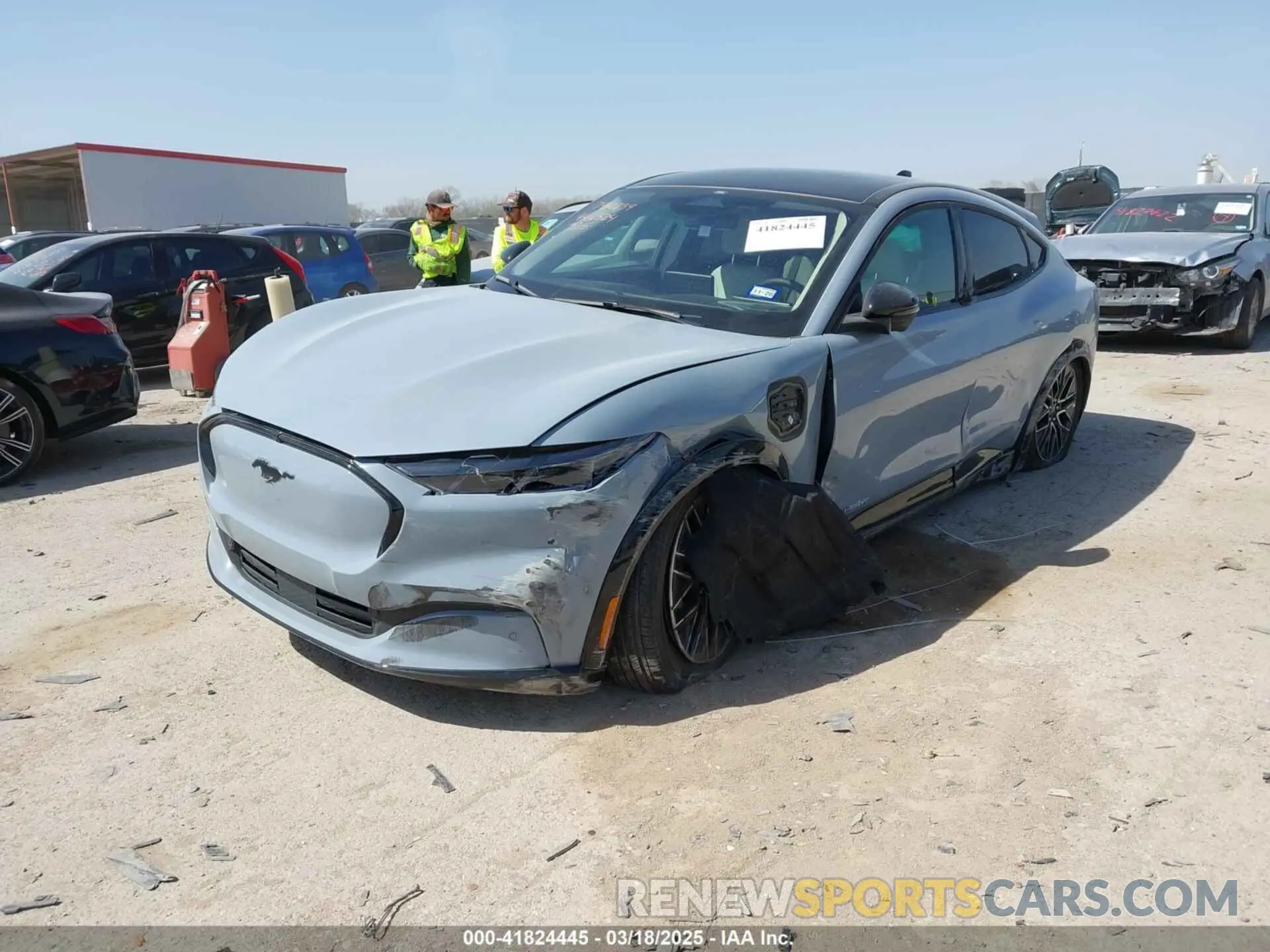 2 Photograph of a damaged car 3FMTK3R41RMA41788 FORD MUSTANG MACH-E 2024