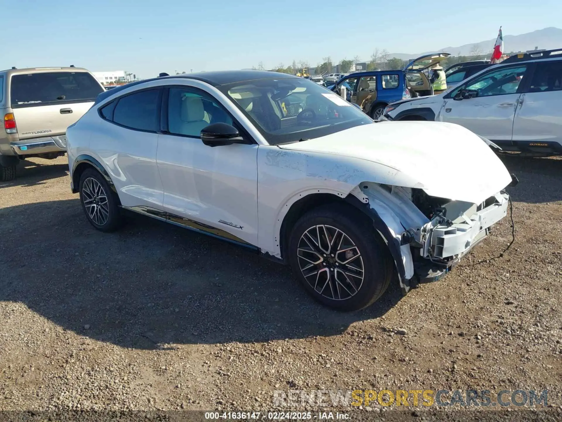 1 Photograph of a damaged car 3FMTK3R78RMA37392 FORD MUSTANG MACH-E 2024