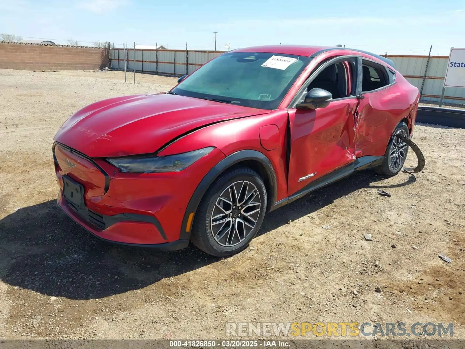 2 Photograph of a damaged car 3FMTK3SU2RMA02489 FORD MUSTANG MACH-E 2024
