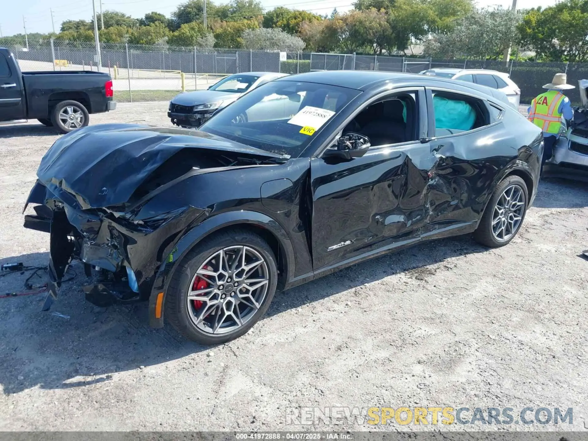 2 Photograph of a damaged car 3FMTK4SX2RMA42734 FORD MUSTANG MACH-E 2024