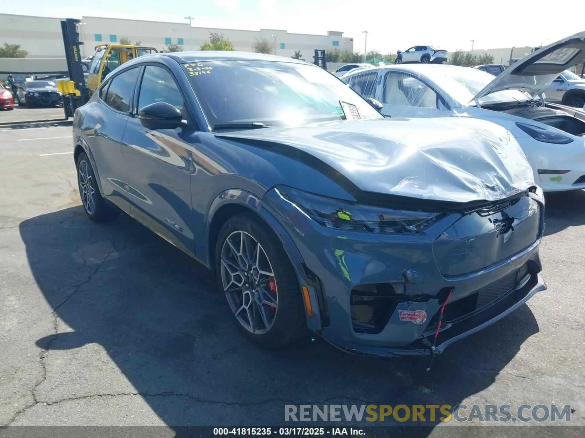 1 Photograph of a damaged car 3FMTK4SX9RMA38146 FORD MUSTANG MACH-E 2024
