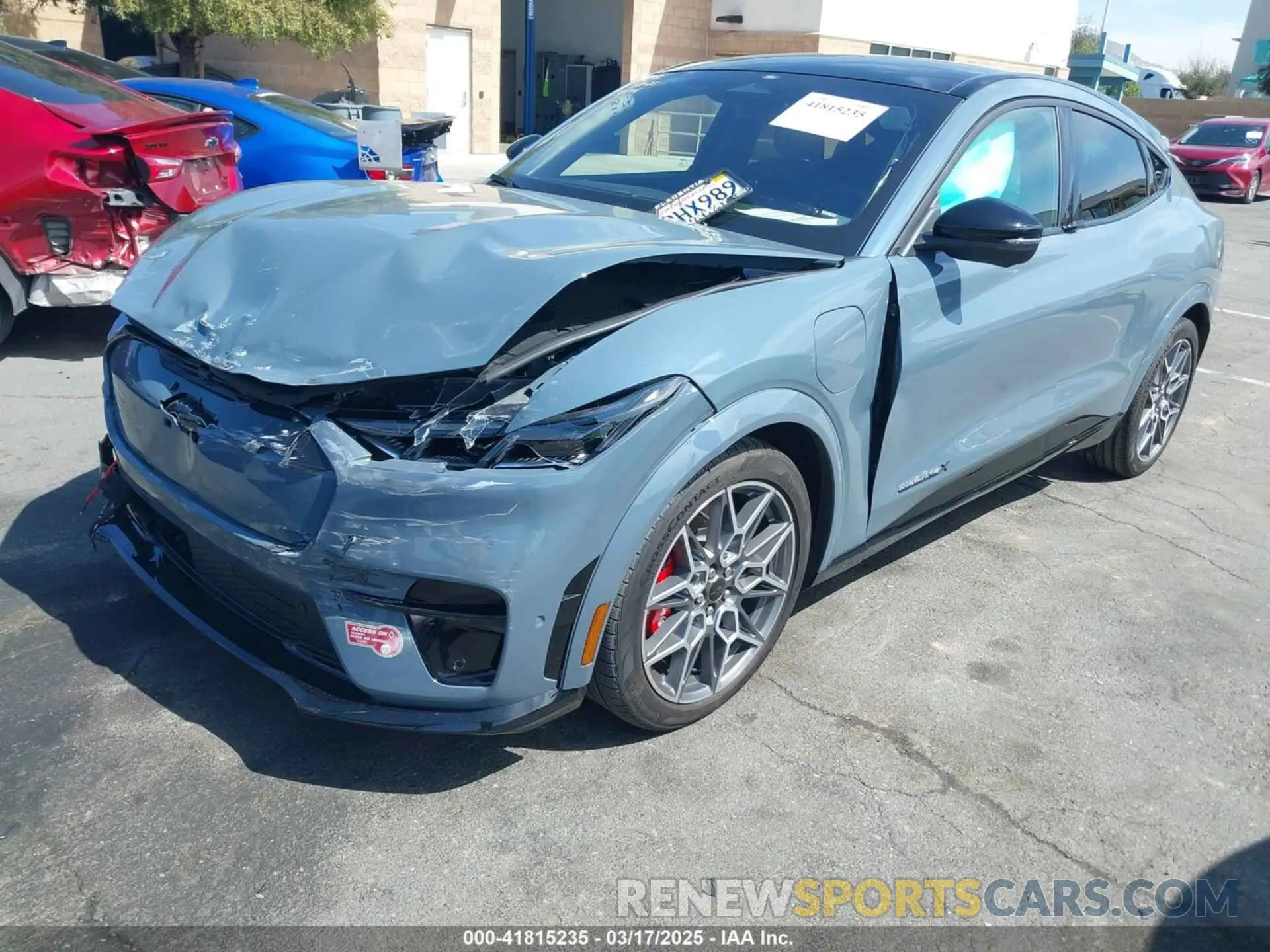 2 Photograph of a damaged car 3FMTK4SX9RMA38146 FORD MUSTANG MACH-E 2024