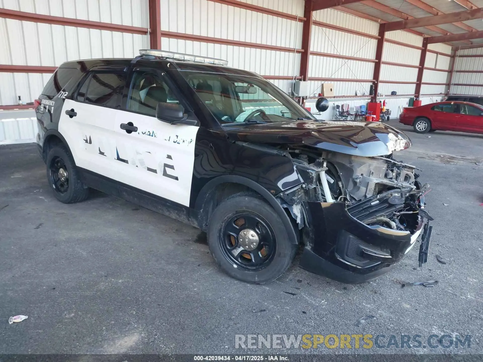 1 Photograph of a damaged car 1FM5K8AR4KGA20074 FORD POLICE INTERCEPTOR 2019
