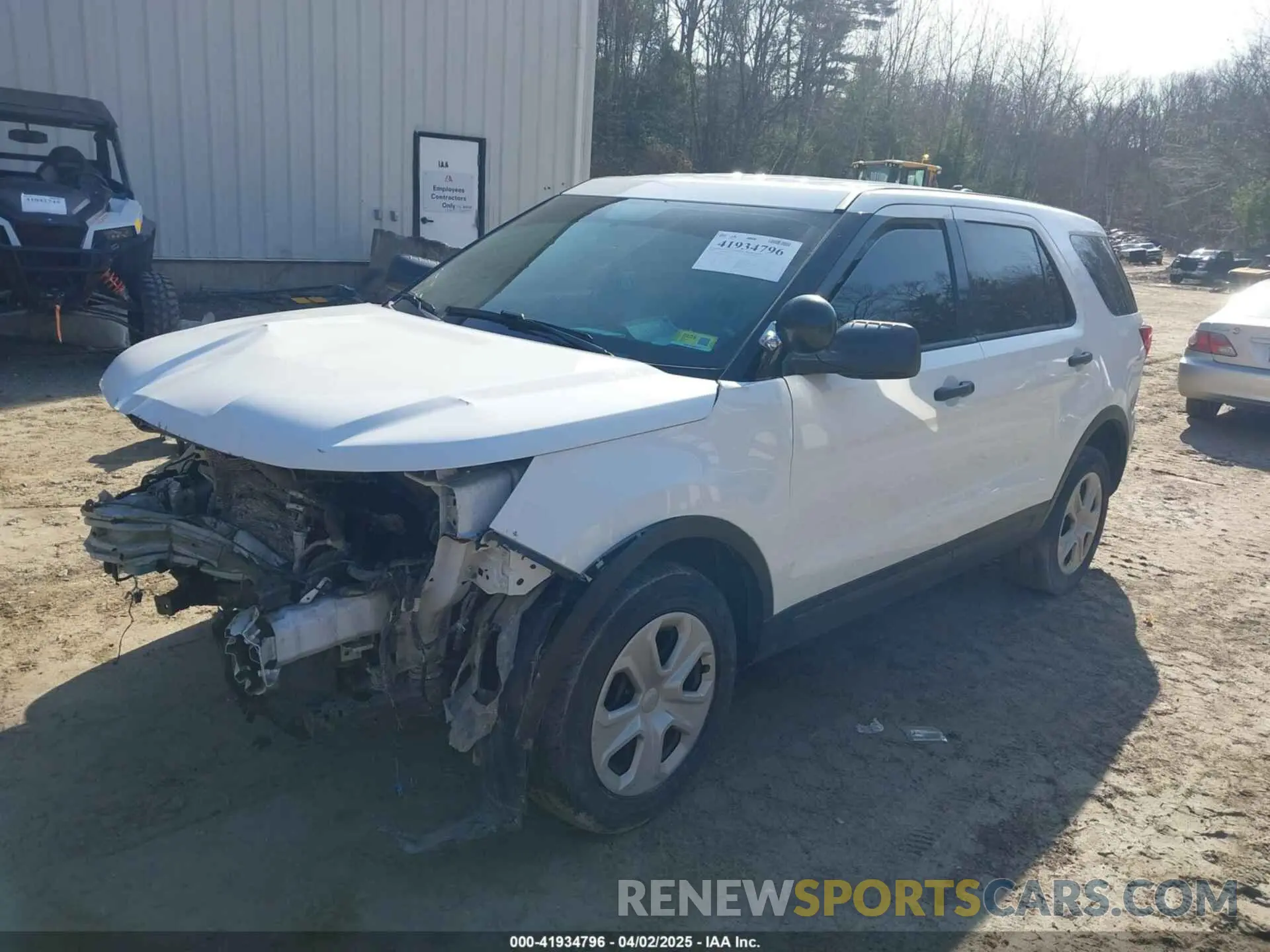 2 Photograph of a damaged car 1FM5K8AR4KGA29194 FORD POLICE INTERCEPTOR 2019
