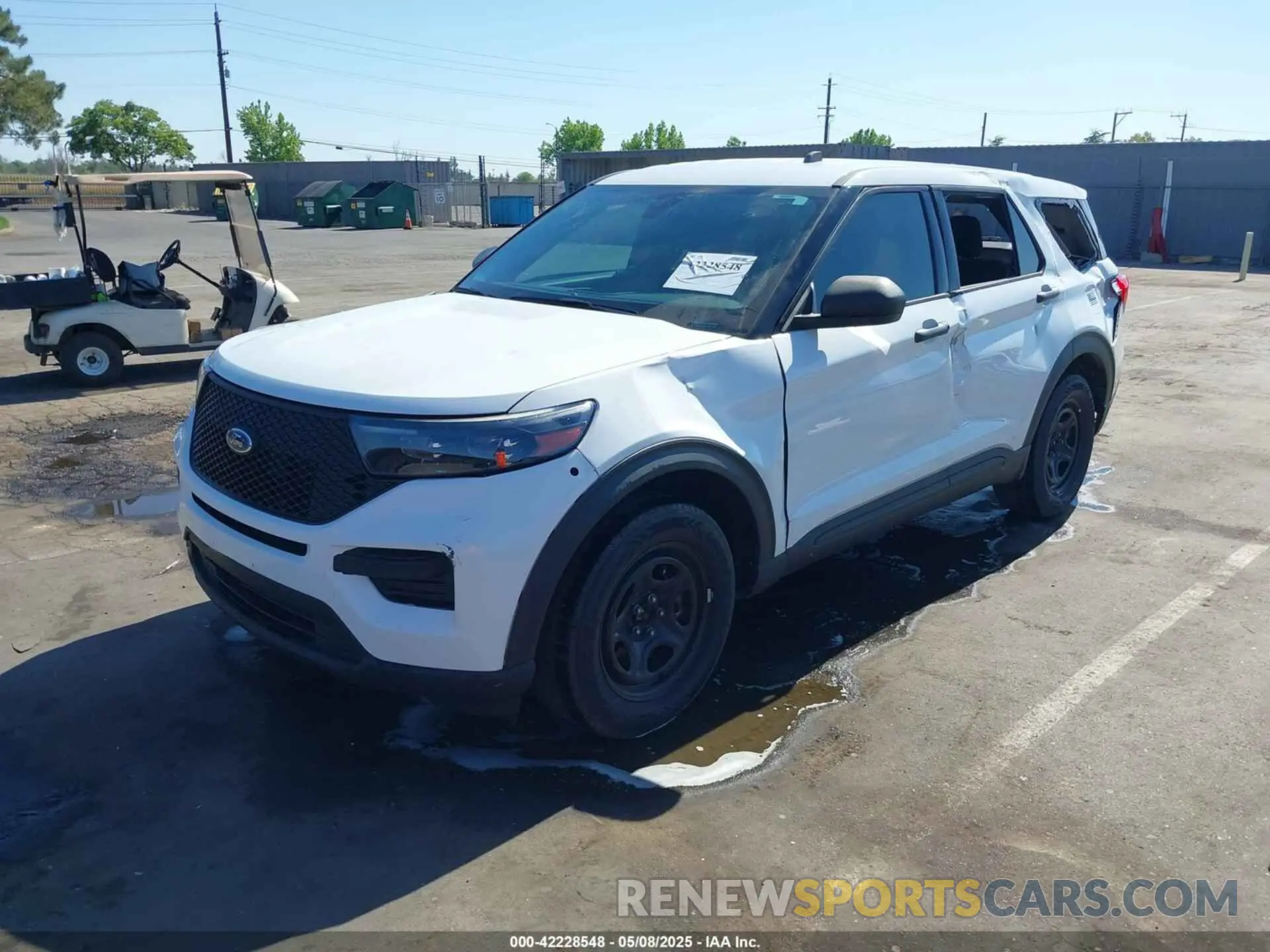 2 Photograph of a damaged car 1FM5K8AB1LGA84299 FORD POLICE INTERCEPTOR 2020