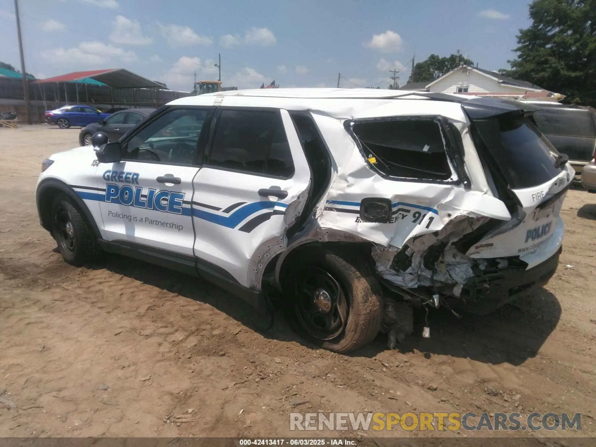 3 Photograph of a damaged car 1FM5K8AB4LGC94508 FORD POLICE INTERCEPTOR 2020