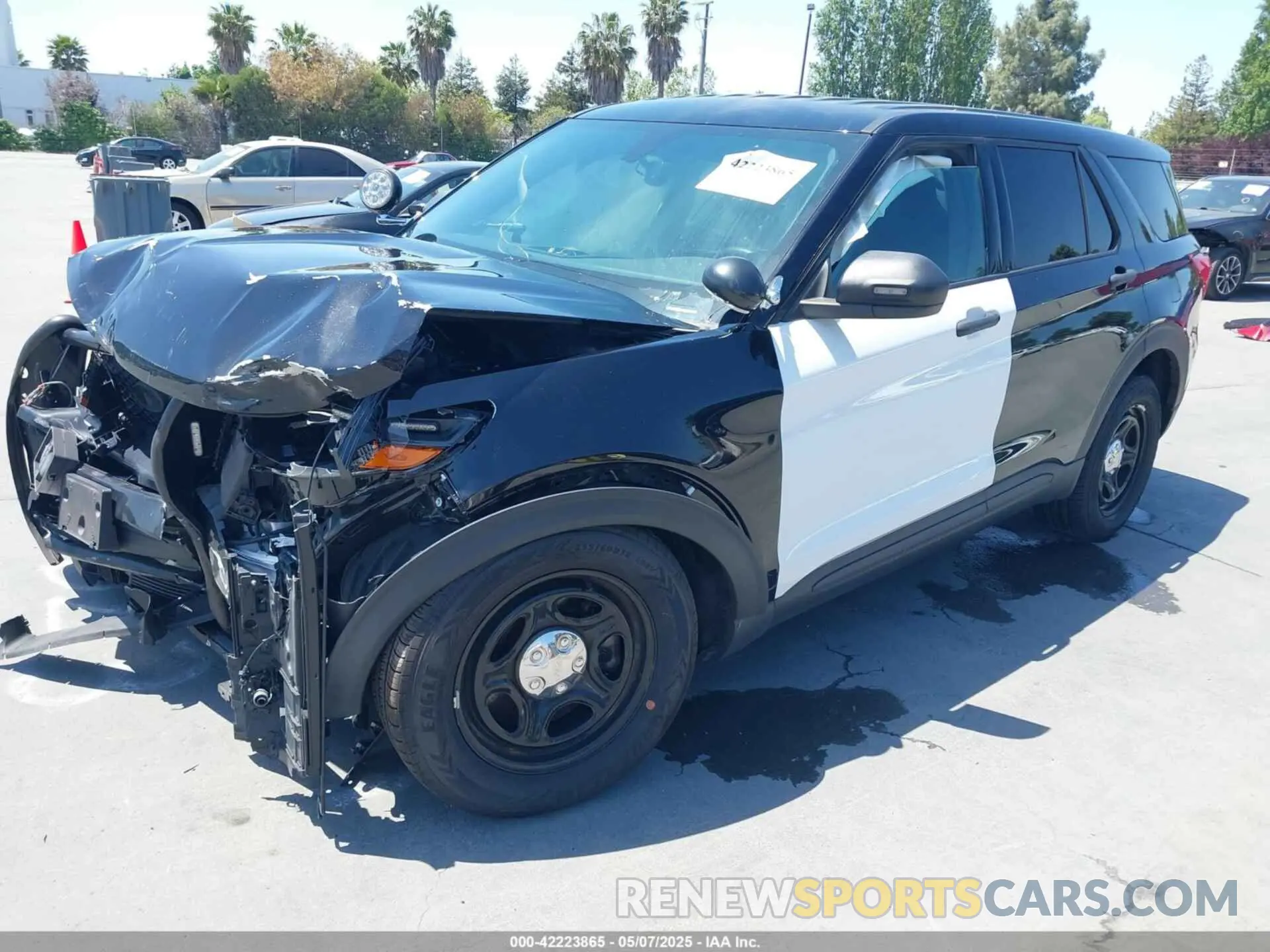 2 Photograph of a damaged car 1FM5K8AB6LGA19058 FORD POLICE INTERCEPTOR 2020