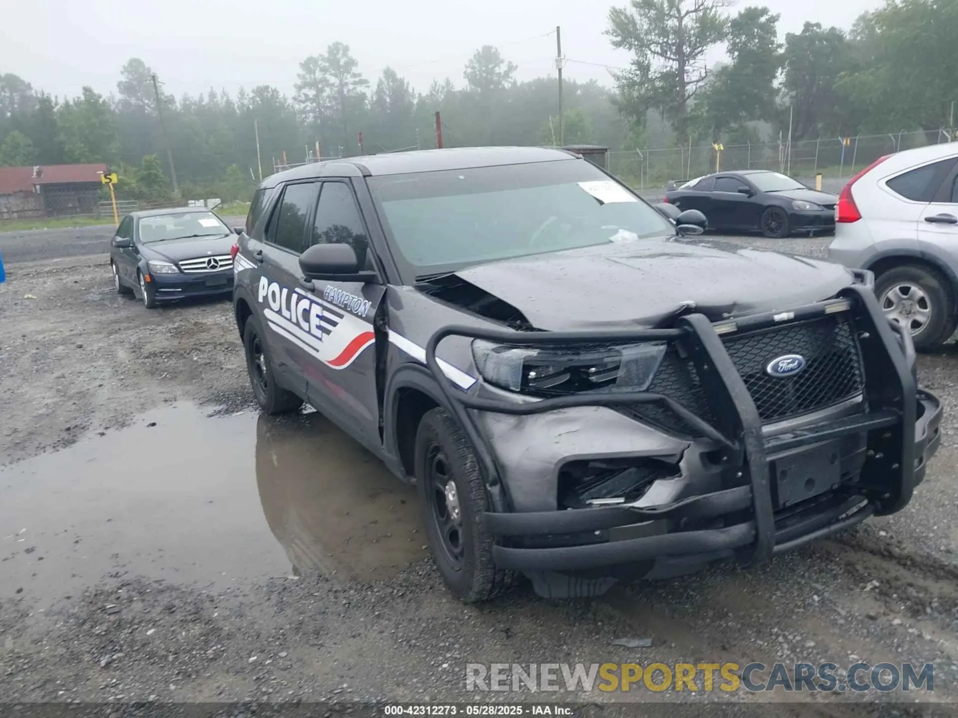 1 Photograph of a damaged car 1FM5K8AB2MGB53941 FORD POLICE INTERCEPTOR 2021