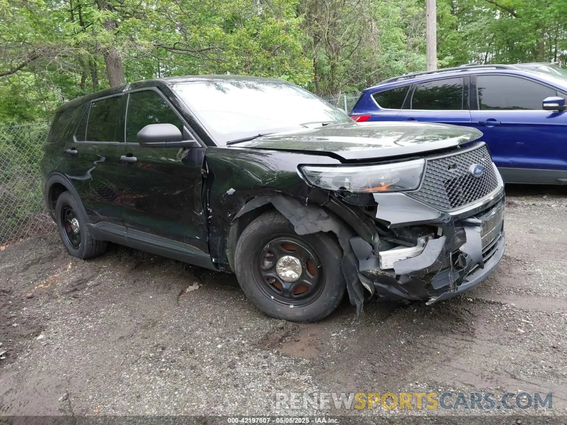1 Photograph of a damaged car 1FM5K8AB4MGC02122 FORD POLICE INTERCEPTOR 2021