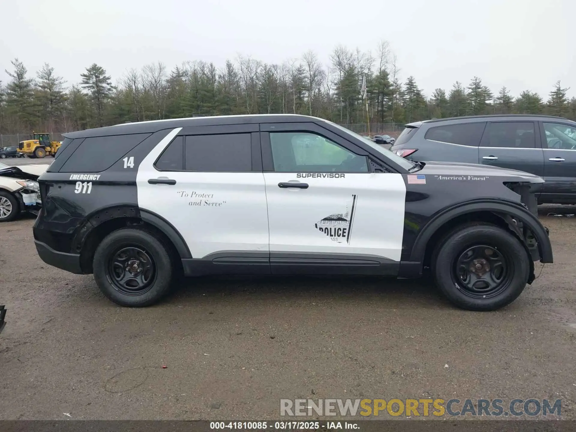 14 Photograph of a damaged car 1FM5K8AB0NGA54438 FORD POLICE INTERCEPTOR 2022