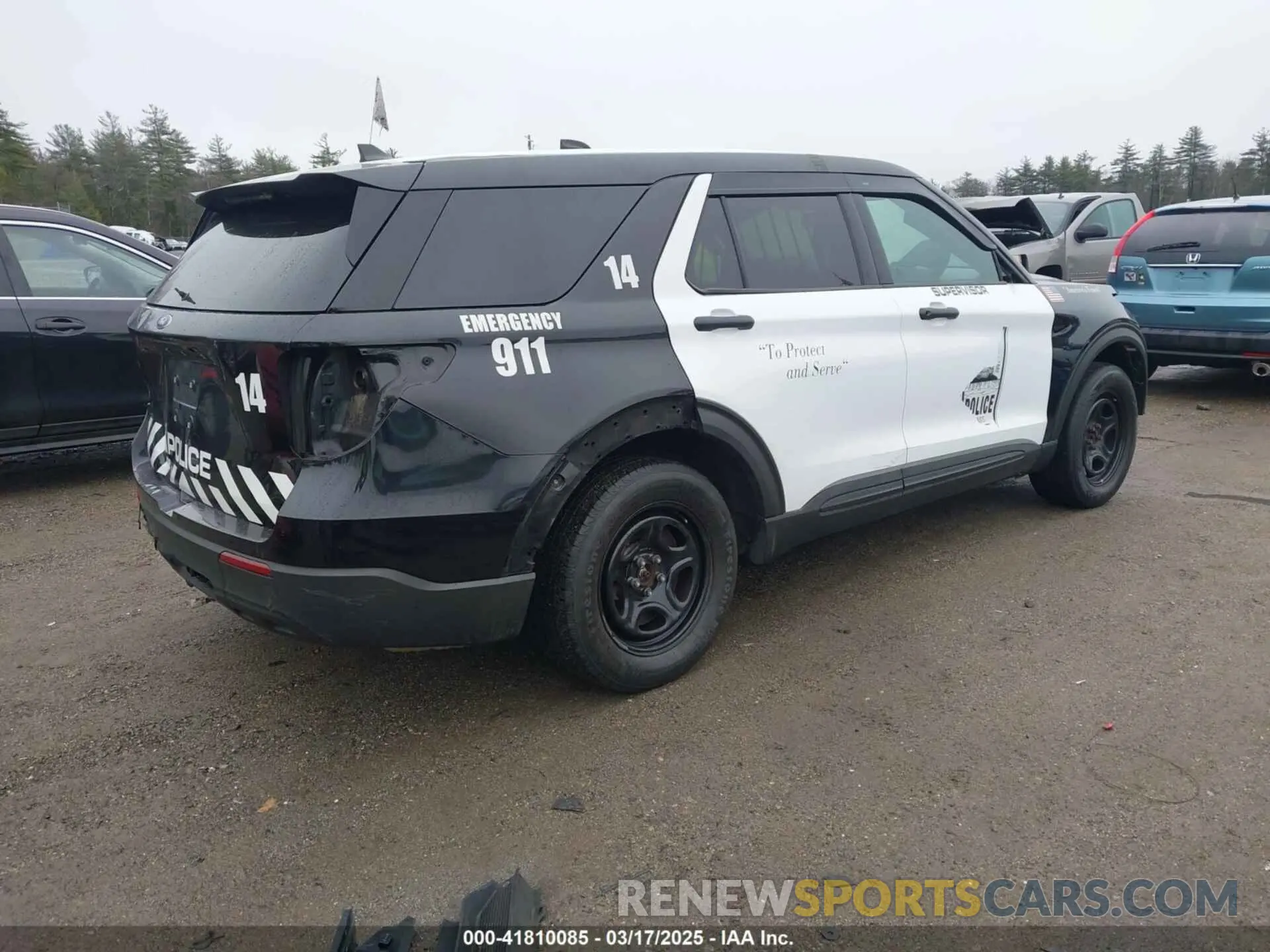 4 Photograph of a damaged car 1FM5K8AB0NGA54438 FORD POLICE INTERCEPTOR 2022