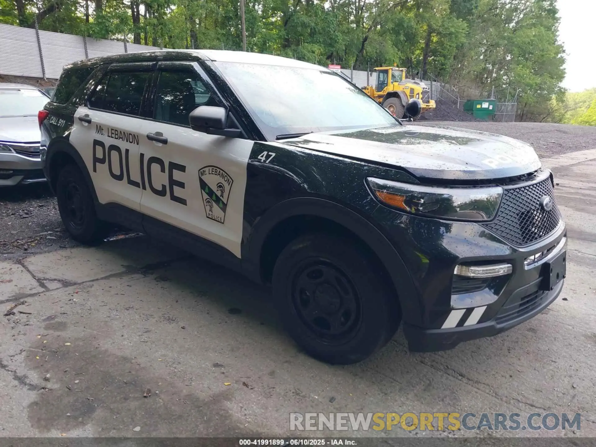 1 Photograph of a damaged car 1FM5K8AB2NGB76864 FORD POLICE INTERCEPTOR 2022