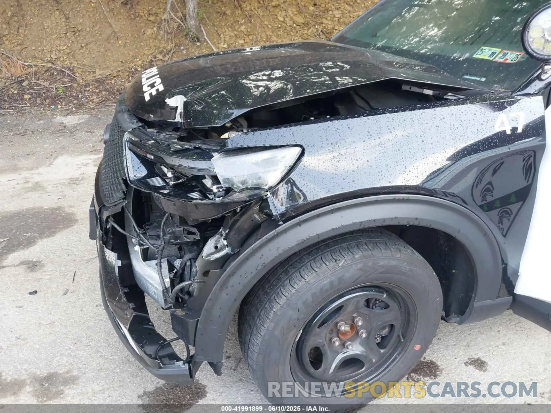 6 Photograph of a damaged car 1FM5K8AB2NGB76864 FORD POLICE INTERCEPTOR 2022