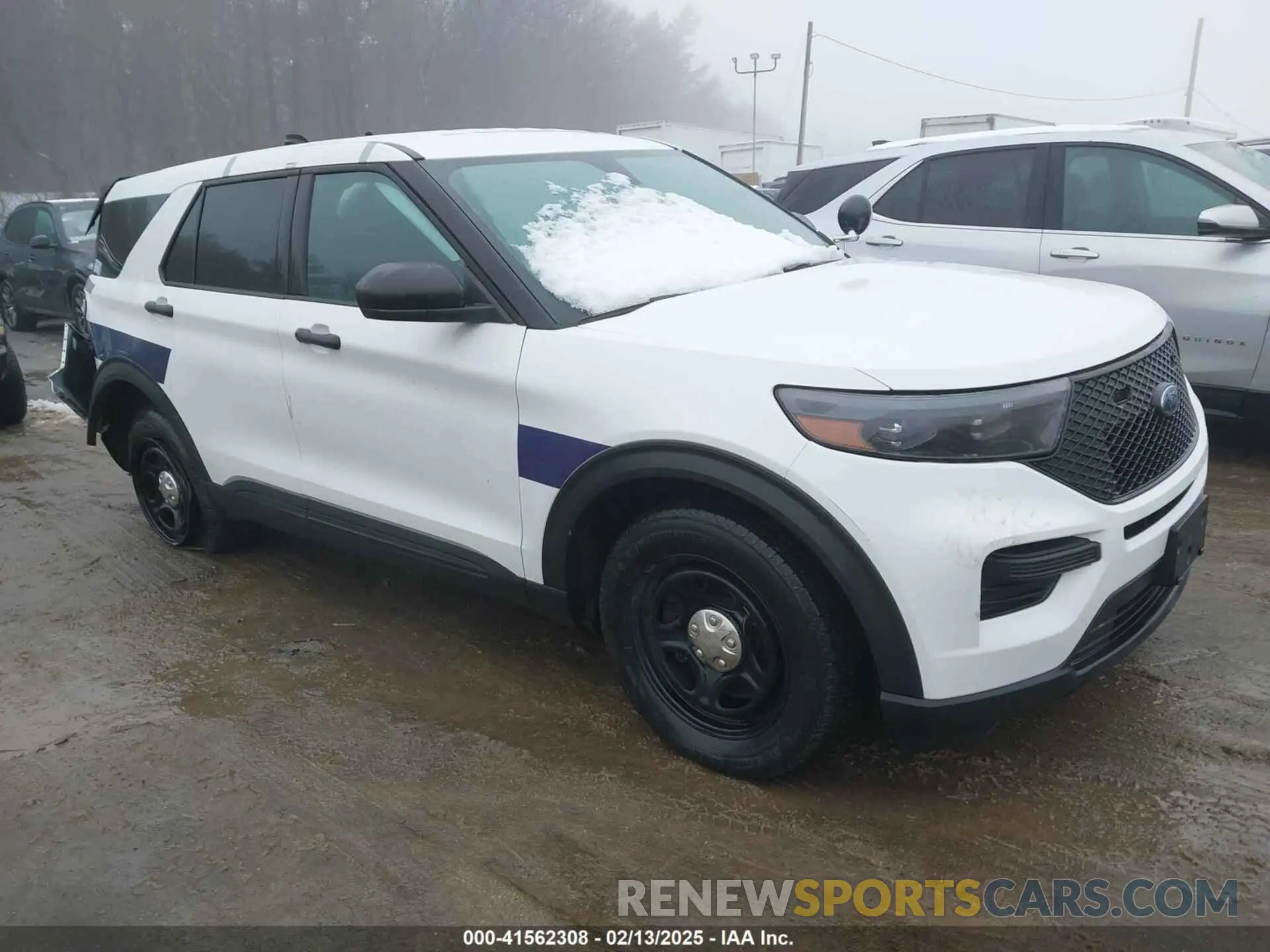 1 Photograph of a damaged car 1FM5K8AB5NGA54483 FORD POLICE INTERCEPTOR 2022