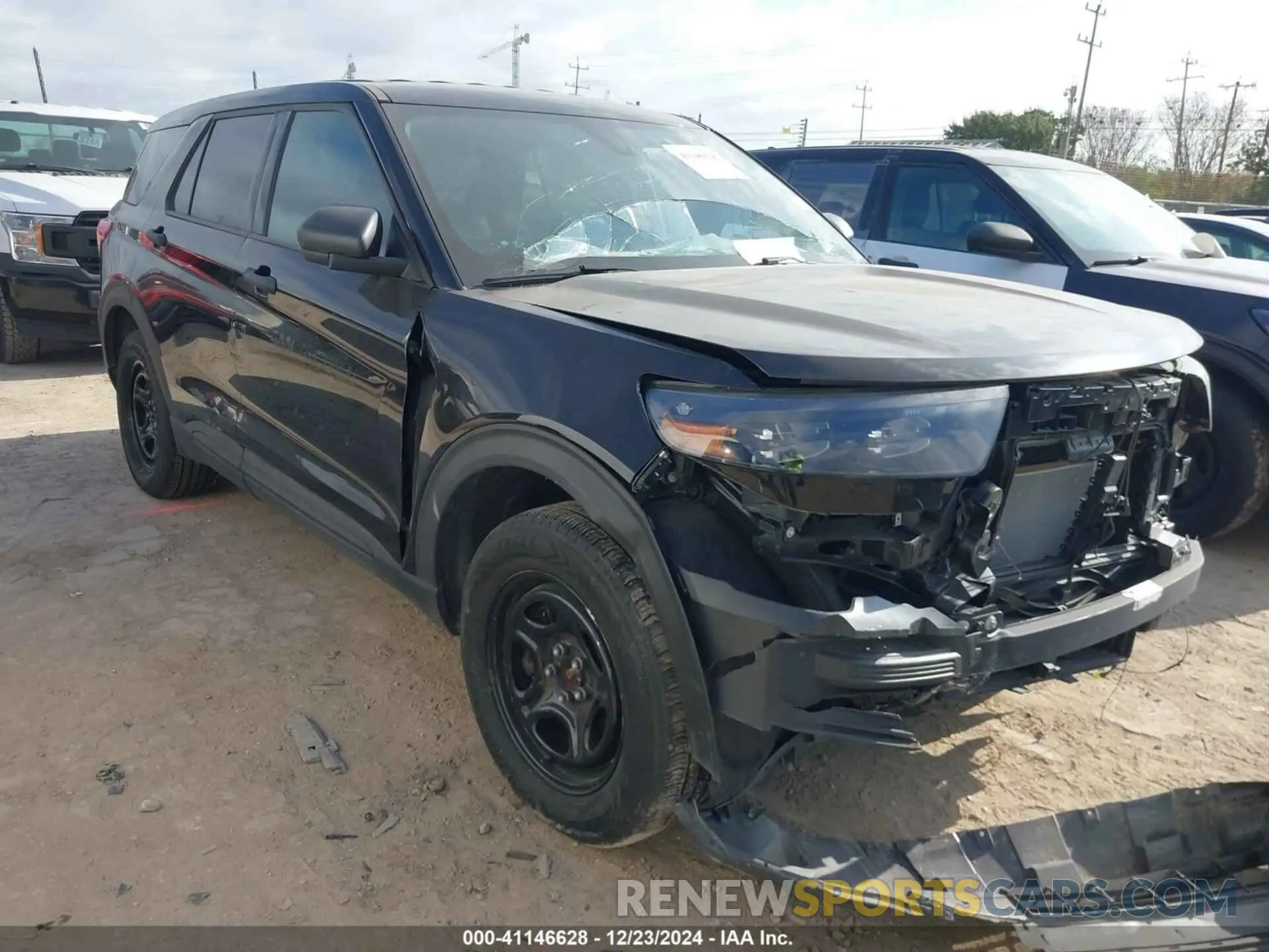 1 Photograph of a damaged car 1FM5K8AB5NGC23658 FORD POLICE INTERCEPTOR 2022