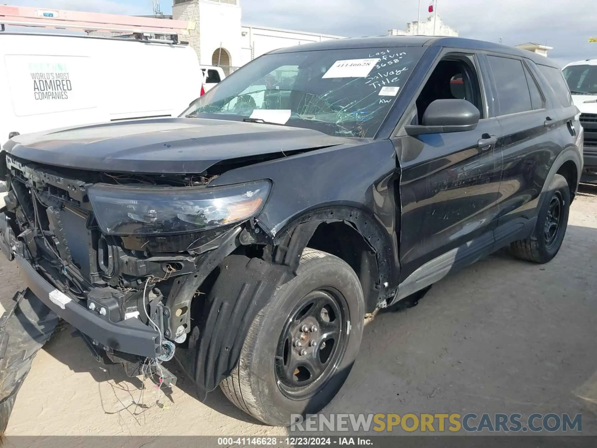 2 Photograph of a damaged car 1FM5K8AB5NGC23658 FORD POLICE INTERCEPTOR 2022