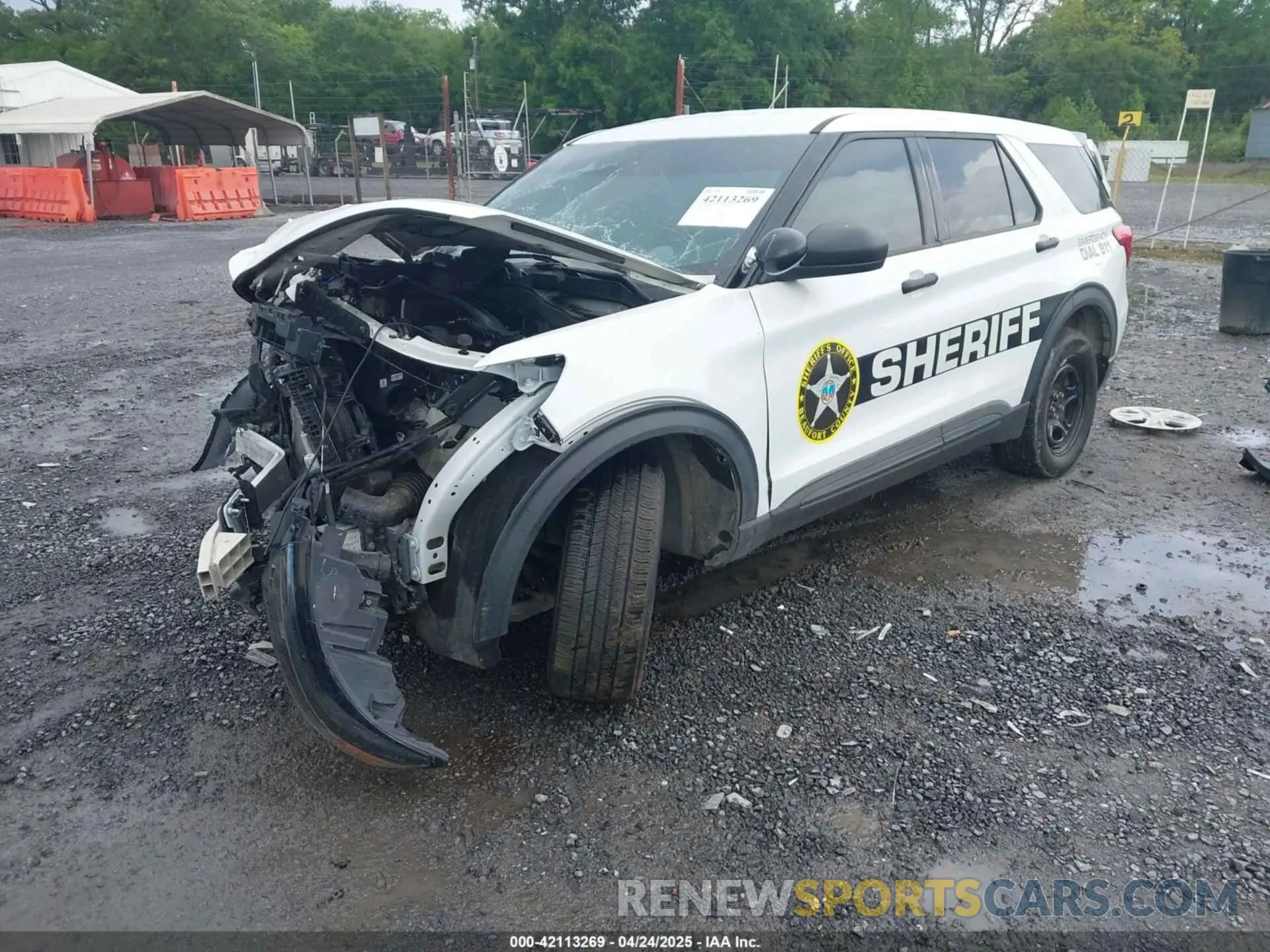 2 Photograph of a damaged car 1FM5K8AB6NGA40303 FORD POLICE INTERCEPTOR 2022