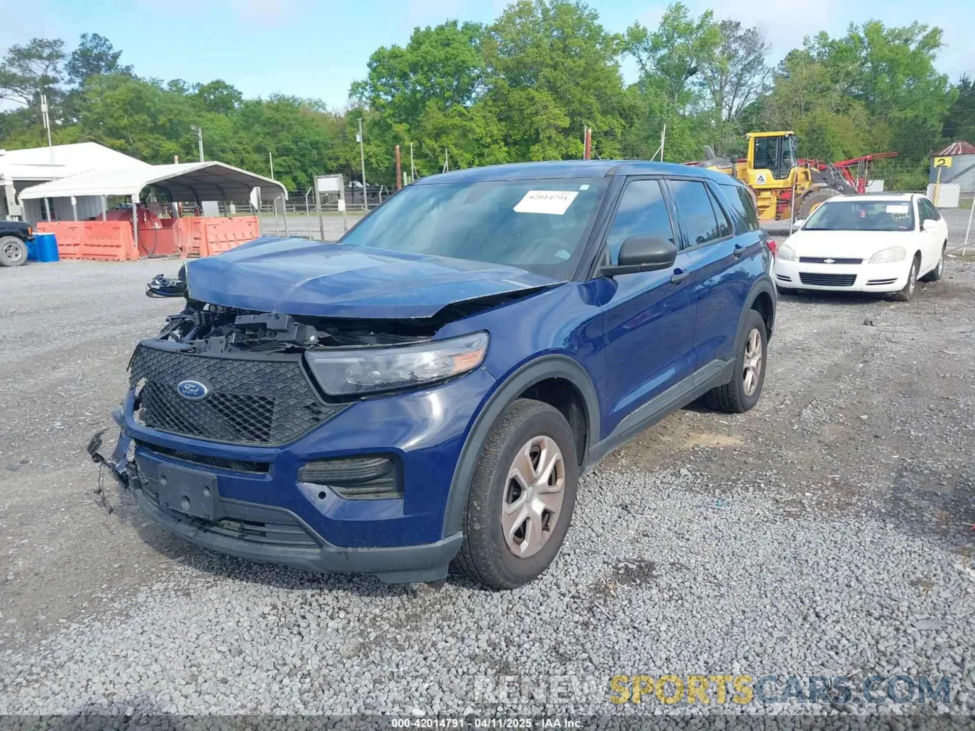 2 Photograph of a damaged car 1FM5K8AB7NGA01803 FORD POLICE INTERCEPTOR 2022