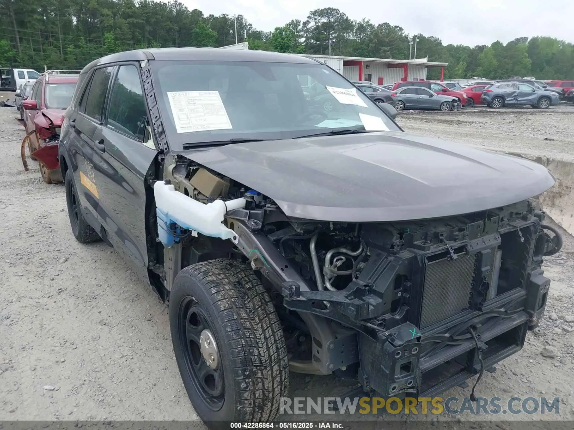 1 Photograph of a damaged car 1FM5K8AB8NGB18547 FORD POLICE INTERCEPTOR 2022