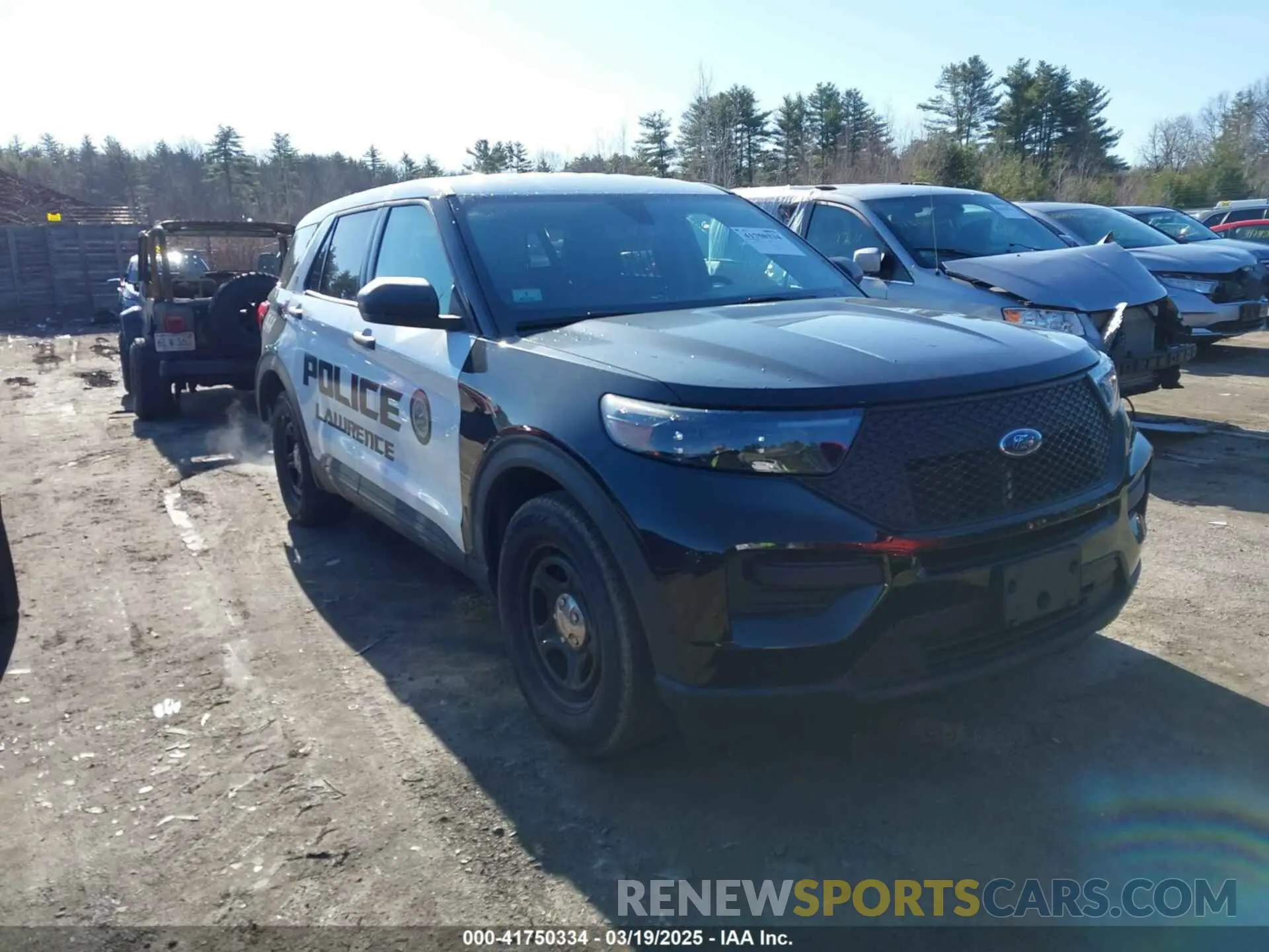 1 Photograph of a damaged car 1FM5K8AB9NGA01978 FORD POLICE INTERCEPTOR 2022