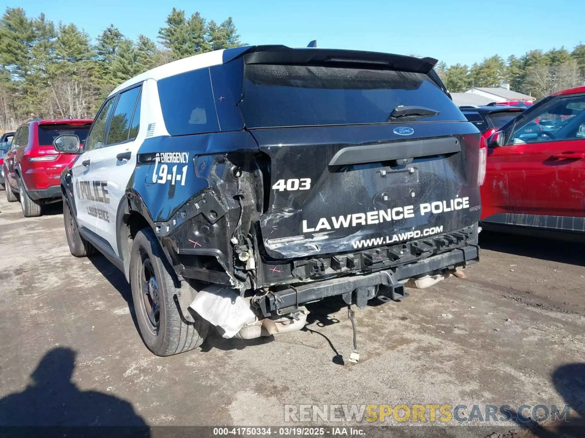 6 Photograph of a damaged car 1FM5K8AB9NGA01978 FORD POLICE INTERCEPTOR 2022